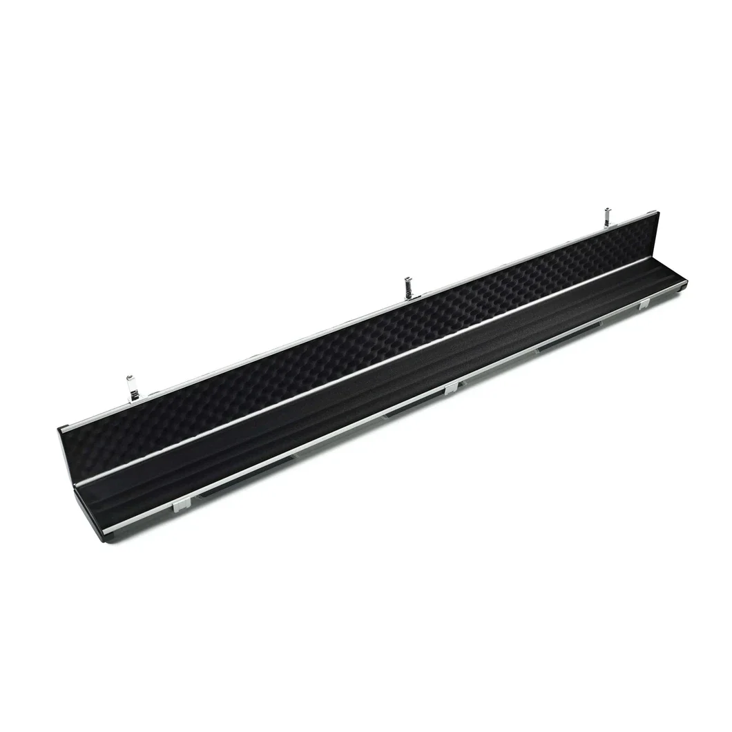 Peradon Halo Plus Grey & Black Stripe 3/4 Jointed Extra Wide Snooker Cue Case - Image 5