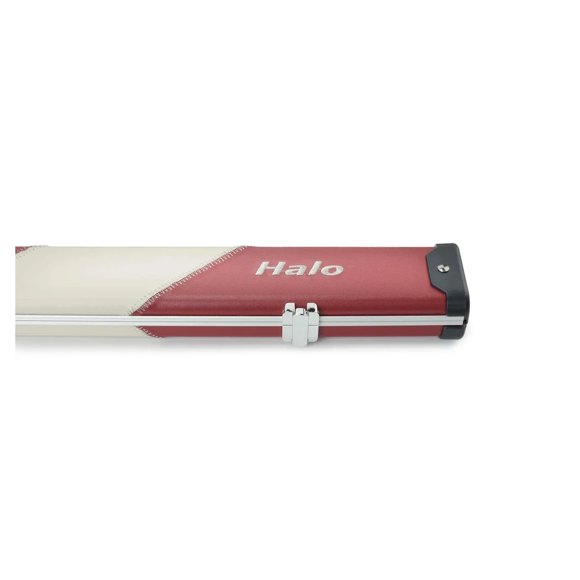 Peradon Halo Red & Cream Stripe 1 Piece Wide Snooker Cue Case