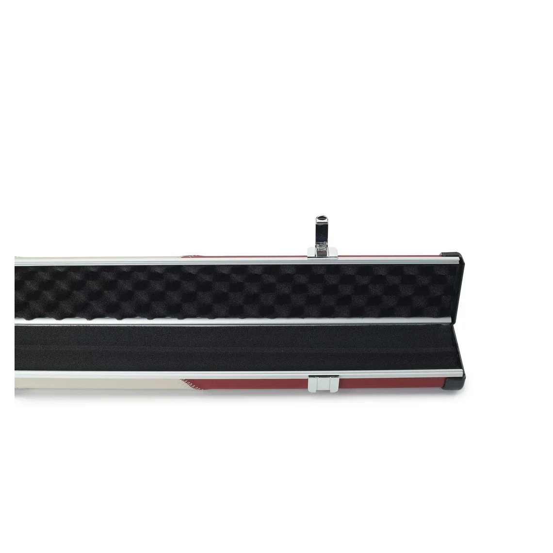 Peradon Halo Red & Cream Stripe 1 Piece Wide Snooker Cue Case - Image 2