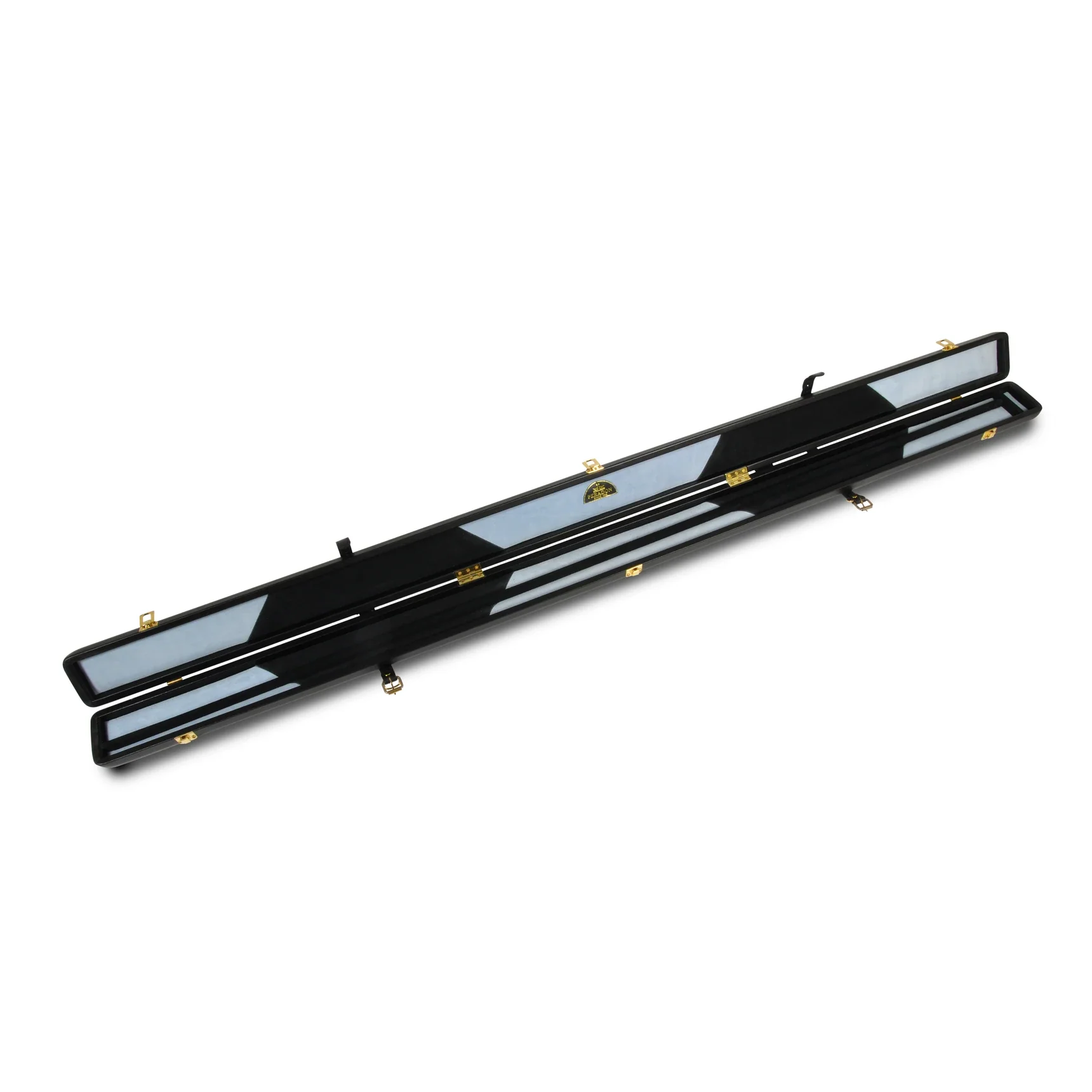Peradon Wide Black Leather Snooker Cue Case for 1 Piece Cues - Image 2
