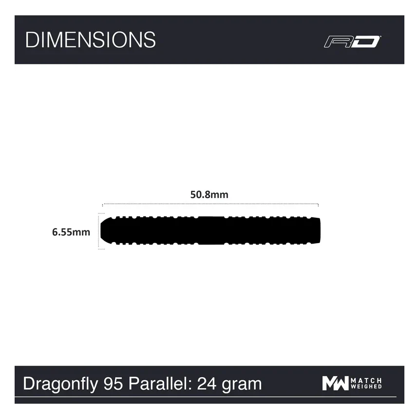 Red Dragon Dragonfly 95 Black Parallel 22g - Image 6