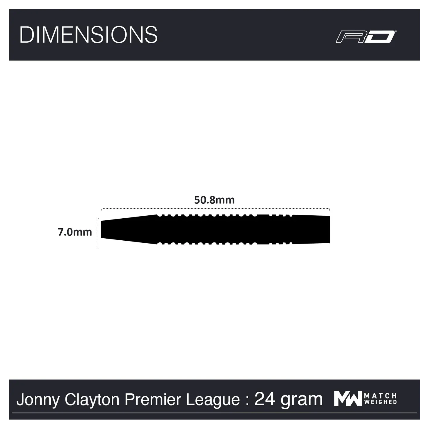 Red Dragon Jonny Clayton Premier League SE 90% Tungsten Steel Tip Darts 24 grams - Image 6