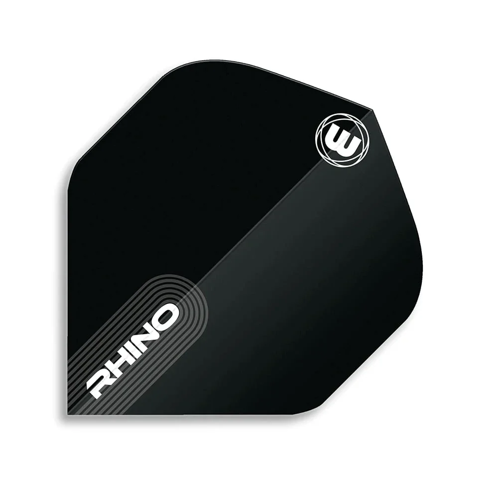 Winmau Rhino Extra Thick Black Dart Flights