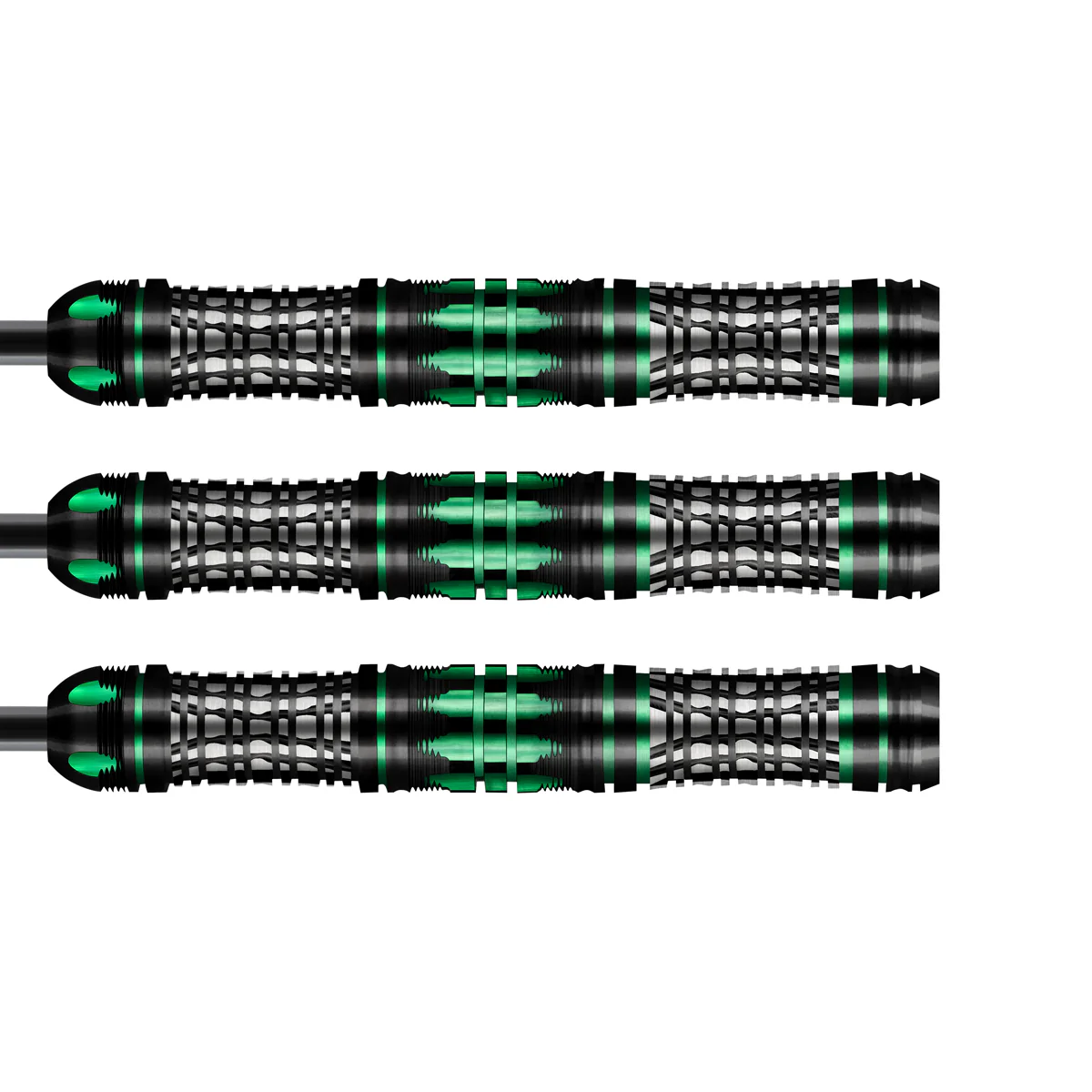 Shot AI Cyberpunk Steel Tip Dart Set 90% Tungsten Barrels 24g - Image 4