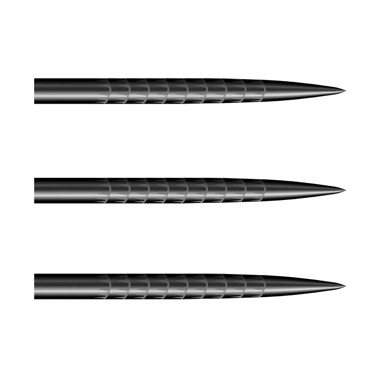 Shot Badlands Tracks Steel Tip Dart Points Black - 35mm