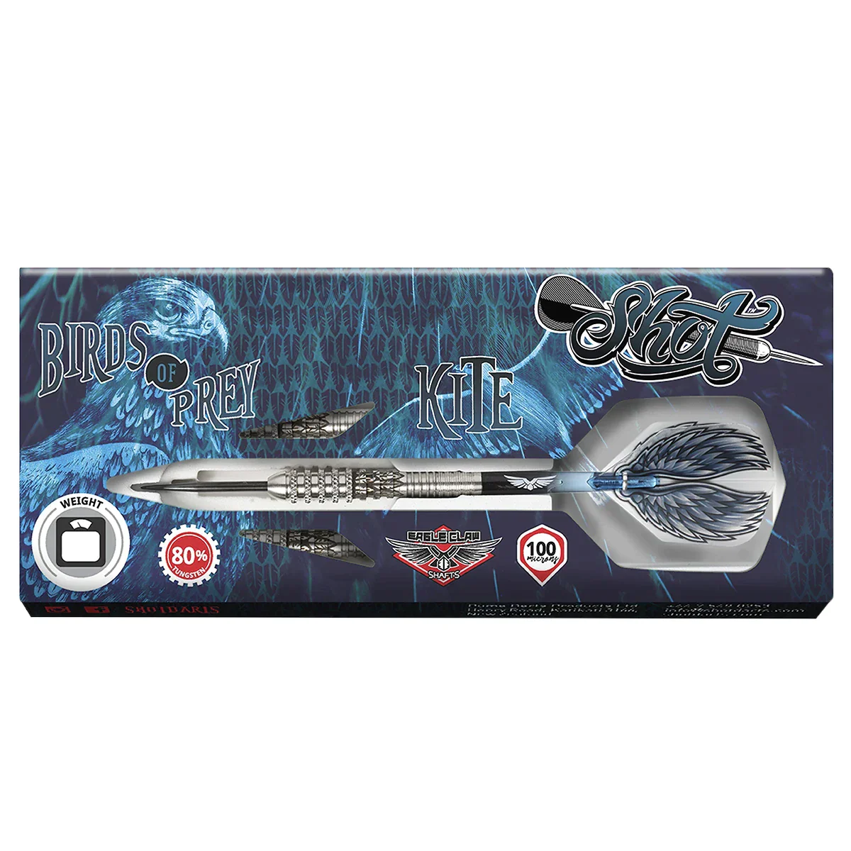 Shot Birds of Prey Kite 21g 80% Tungsten Steel Tip Darts - Image 4