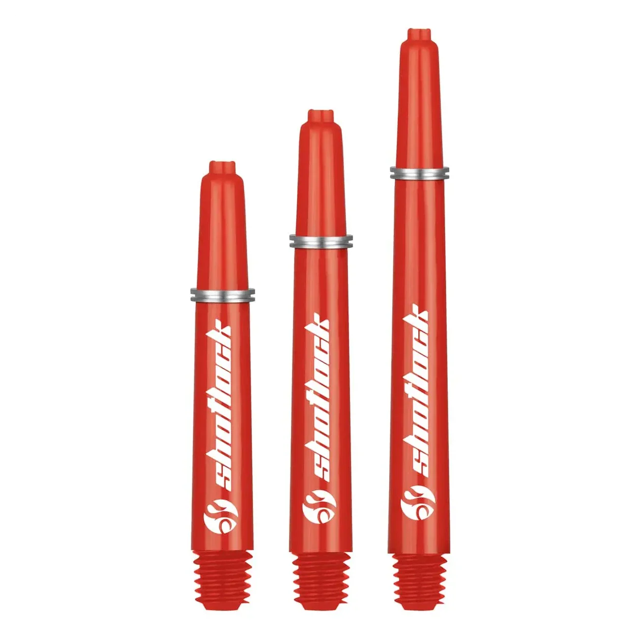 Shot Lock Dart Shaft Red - Inbetween