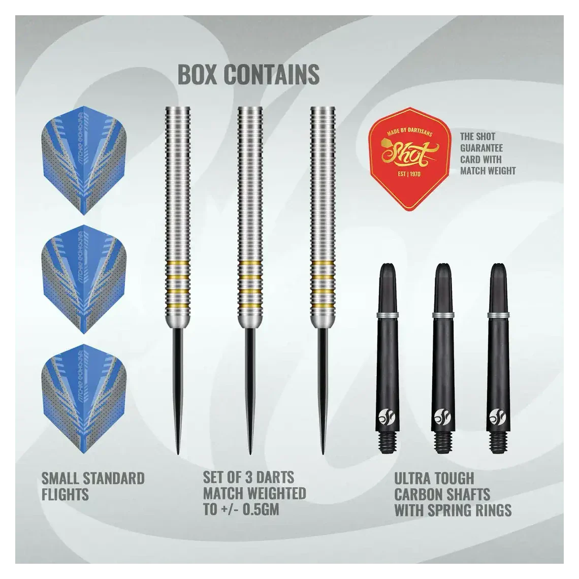 Shot Ritchie Edhouse Core 90% Tungsten Steel Tip Darts - 23g - Image 5