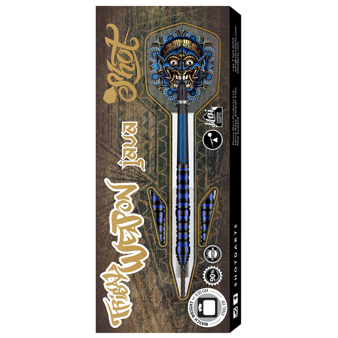 Shot Tribal Weapon Java 90% Tungsten Steel Darts 25g - Image 3