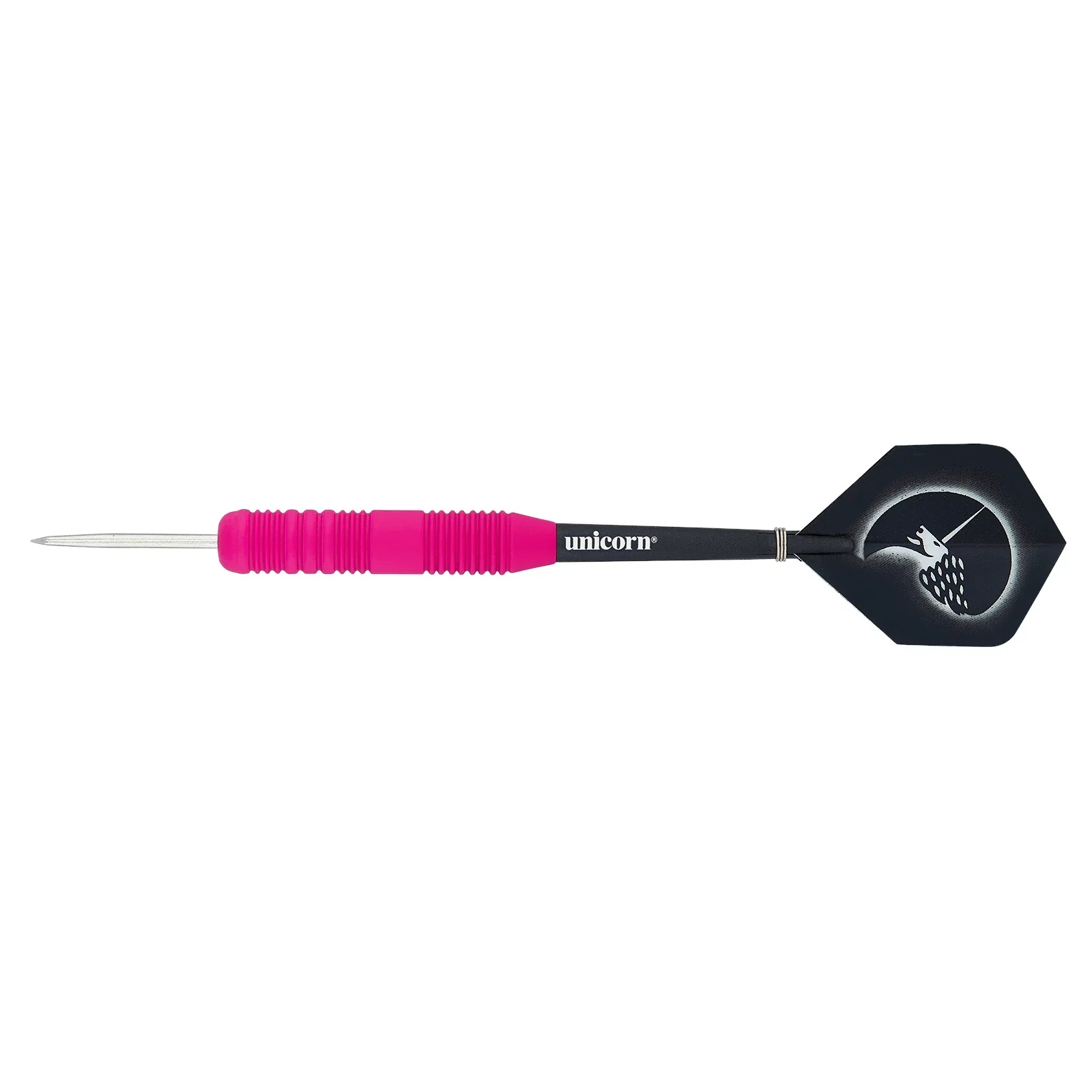 Unicorn Core Plus Rubberised Pink 22g Darts
