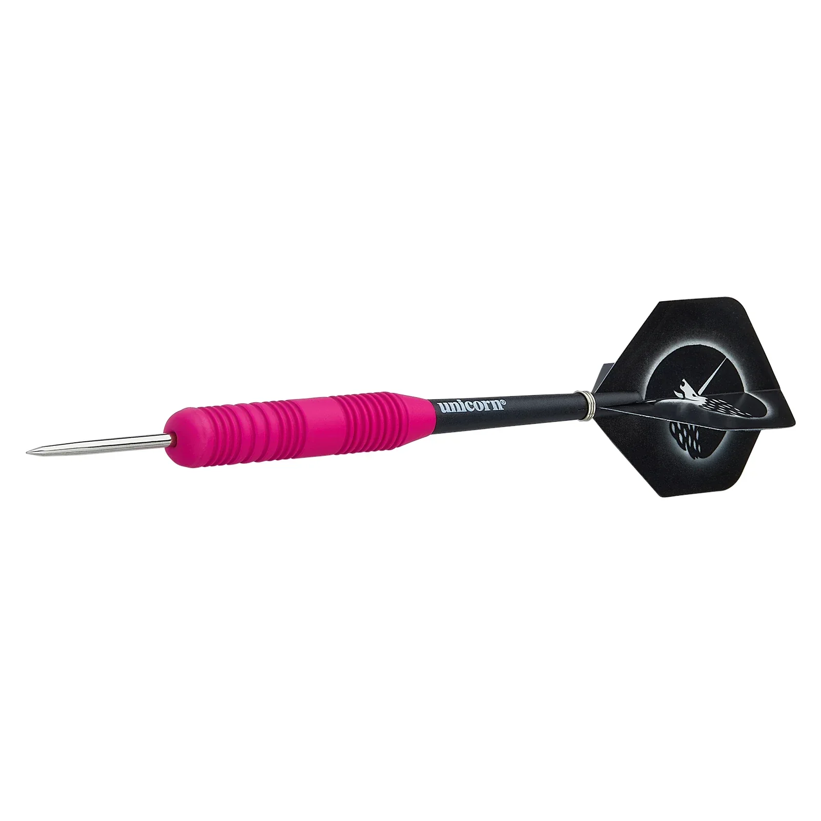 Unicorn Core Plus Rubberised Pink 24g Darts - Image 3
