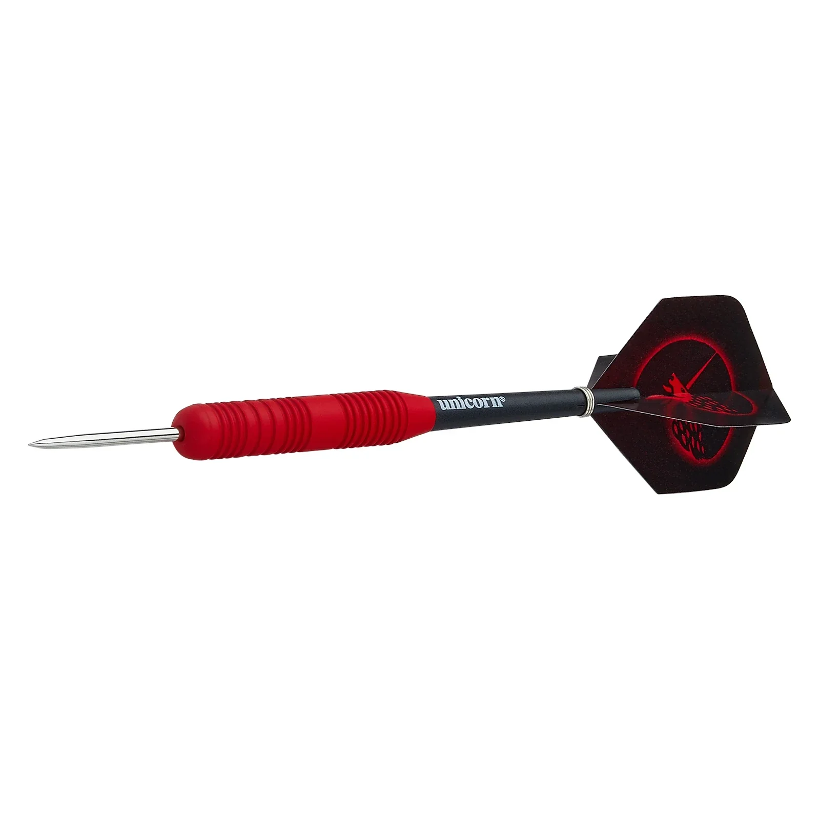 Unicorn Core Plus Rubberised Red 25g Darts - Image 2