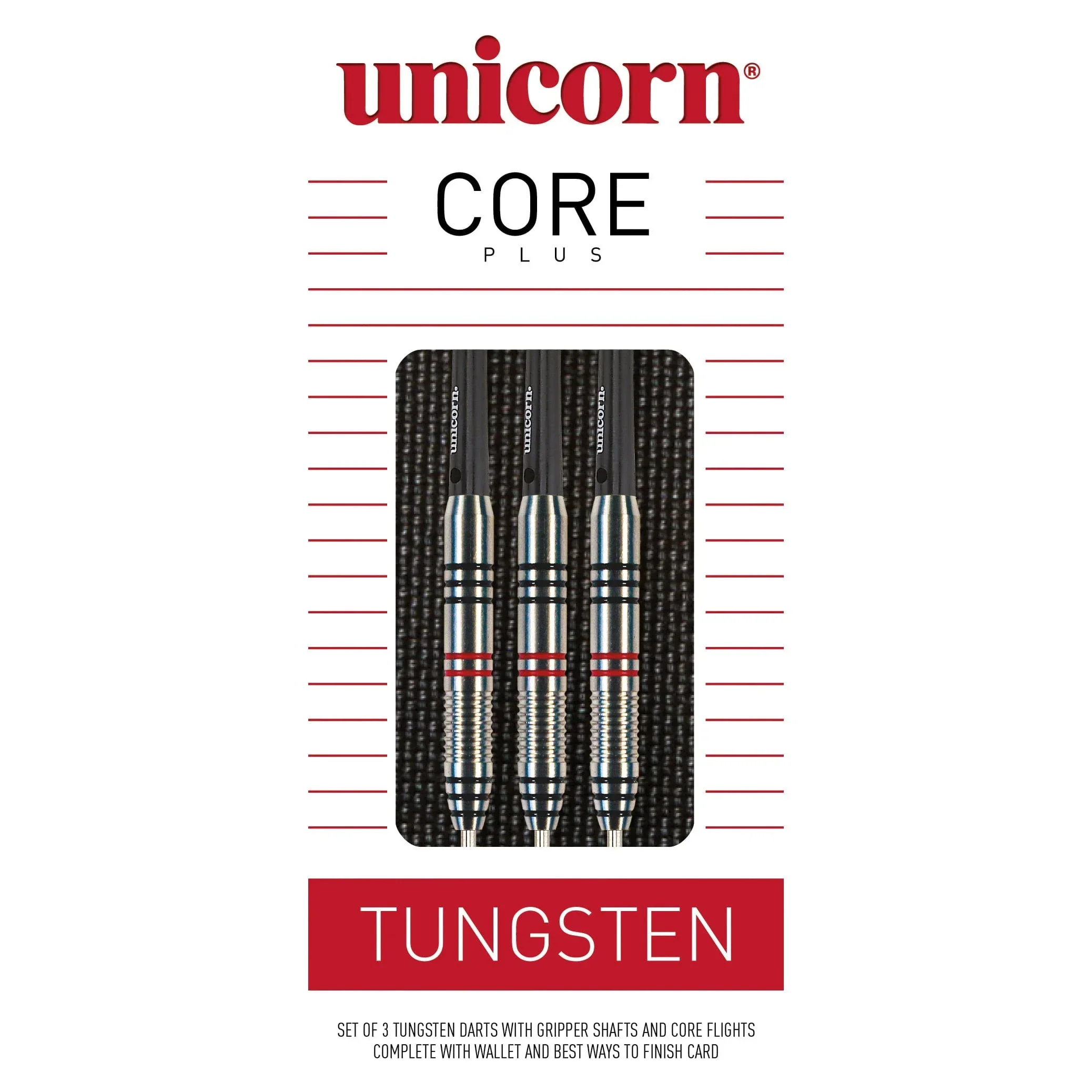 Unicorn Core Plus Tungsten 21g Darts - Image 2
