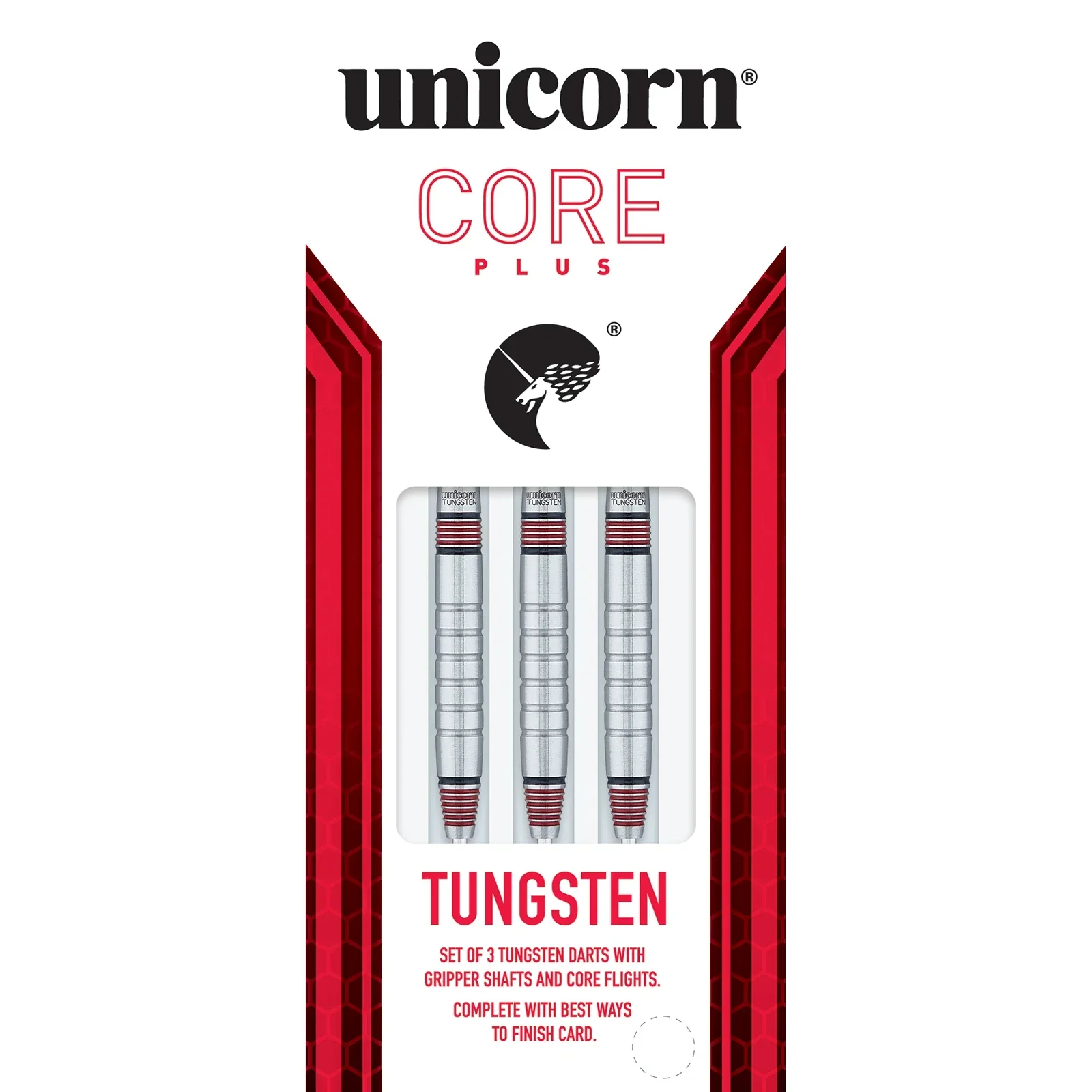 Unicorn Core Plus Tungsten Style 3 22g Darts - Image 2