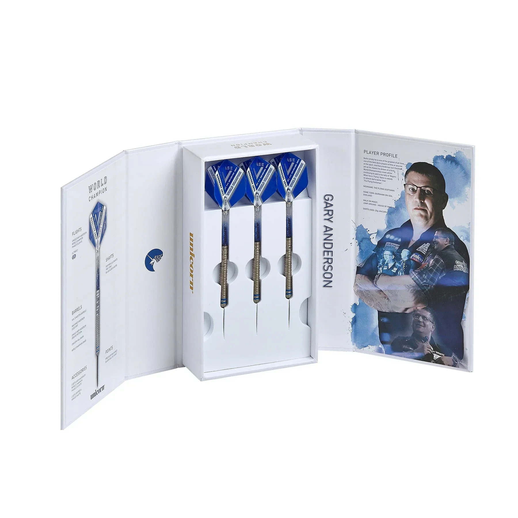 Unicorn Gary Anderson 21g World Champion Phase 5 Darts - Image 4