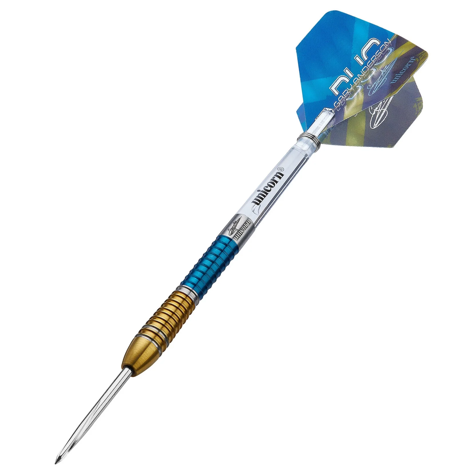 Unicorn Gary Anderson DUO Phase Six 90% Tungsten 24g Darts - Image 2