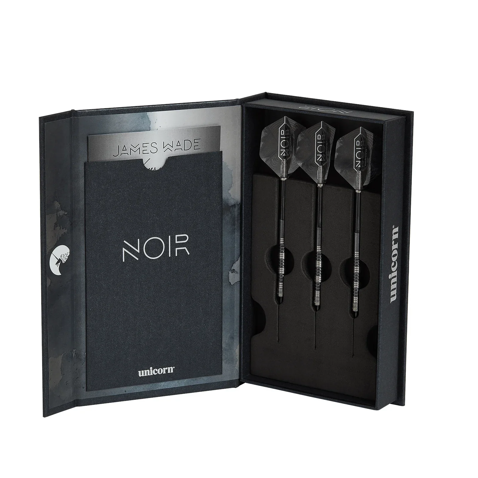 Unicorn James Wade Noir 24g Steel Tip Dart Set - Image 2