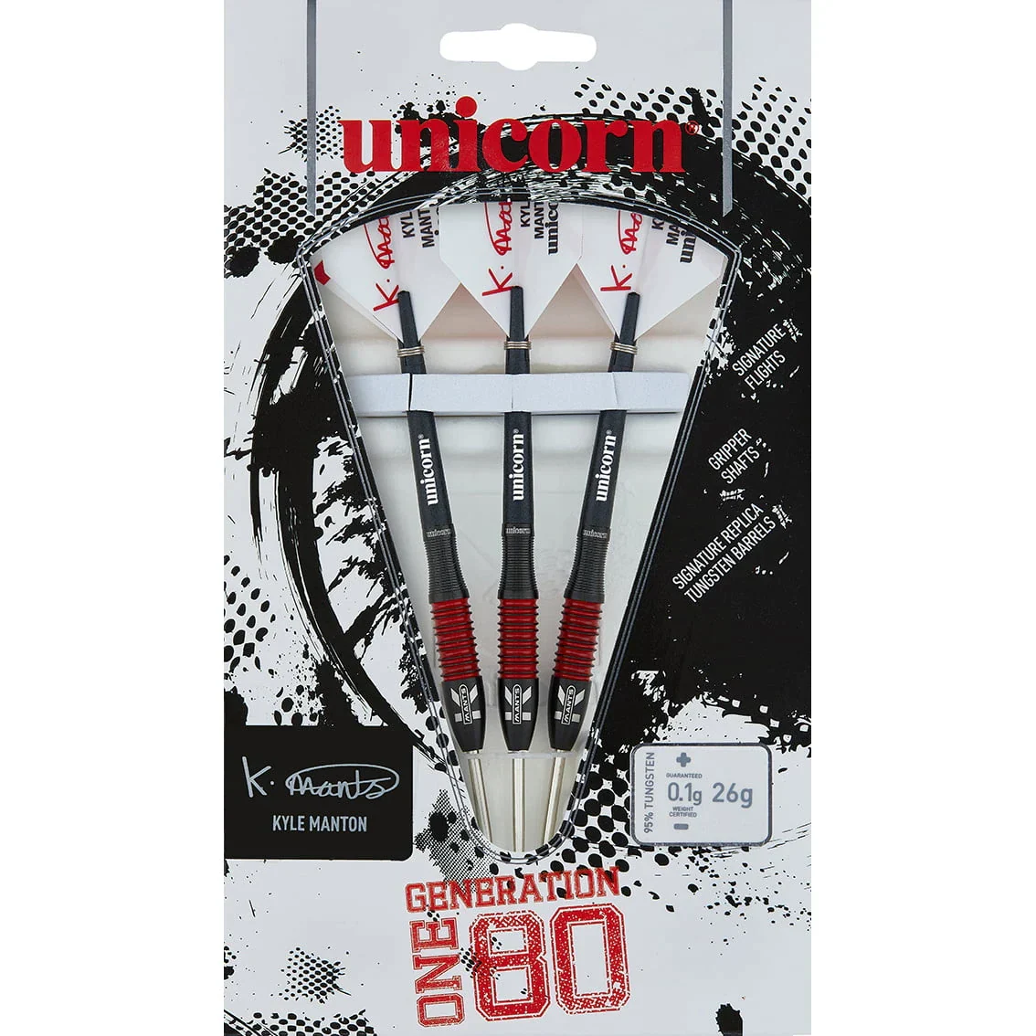 Unicorn Kyle Manton Generation 180 26g Darts - Image 4
