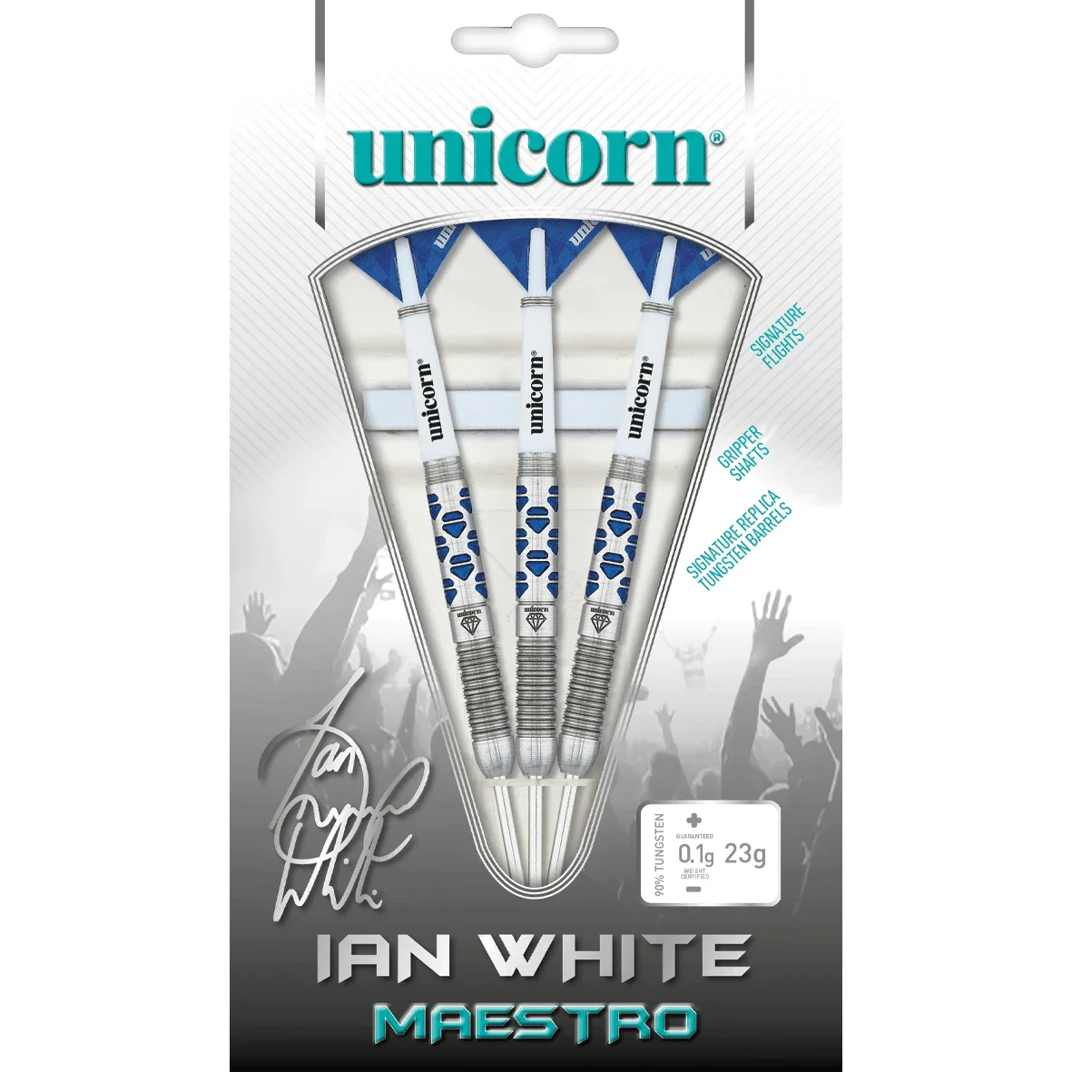 Unicorn Maestro Ian White Phase 2 23g Darts - Image 2