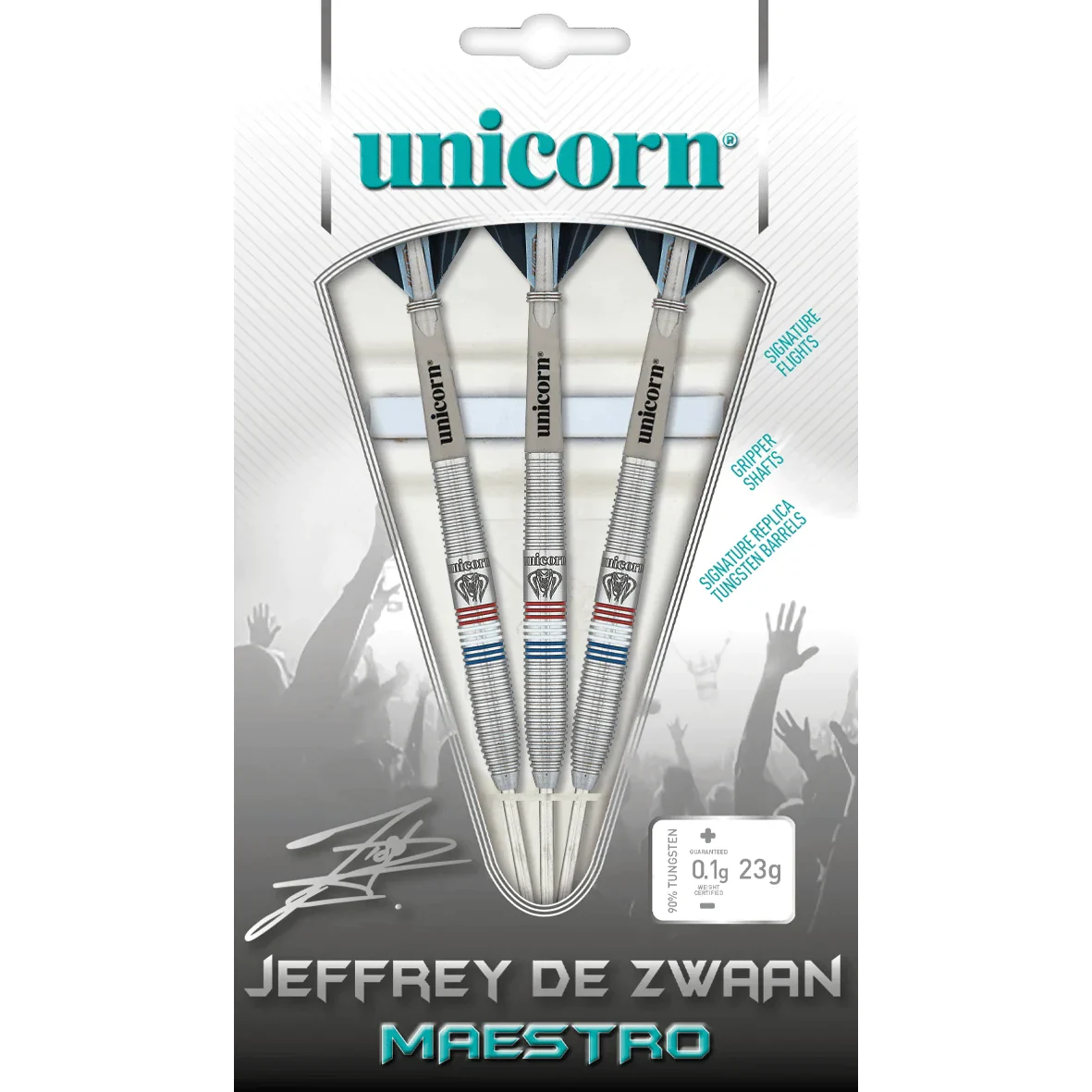 Unicorn Maestro Jeffrey De Zwaan Phase 2 25g Darts - Image 3
