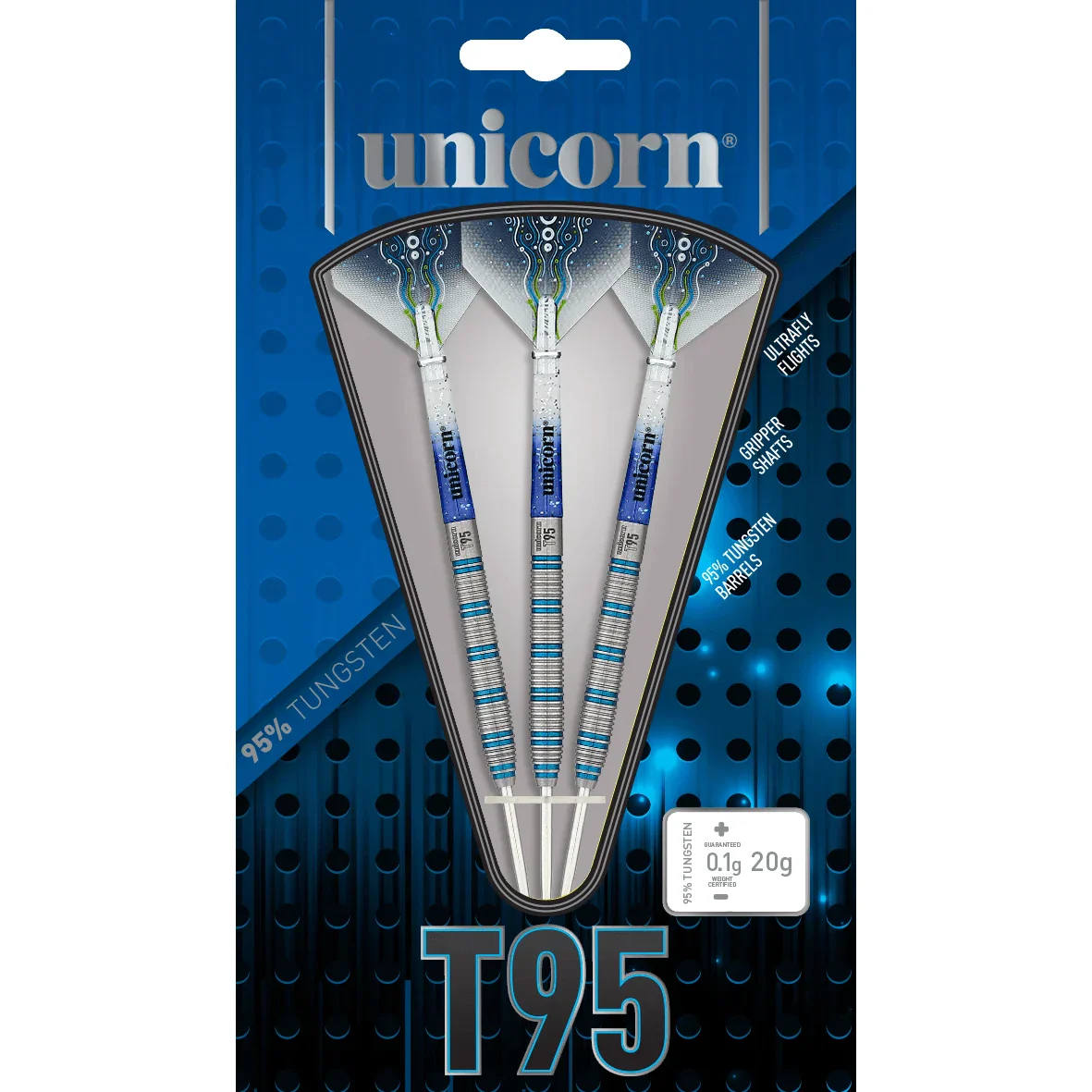 Unicorn T95 Core XL Blue 22g Darts - Image 3