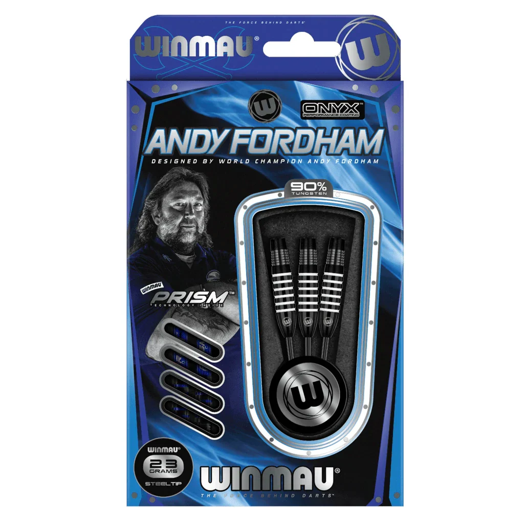 Winmau Andy Fordham 23g Onyx Coated Viking Darts - Image 3
