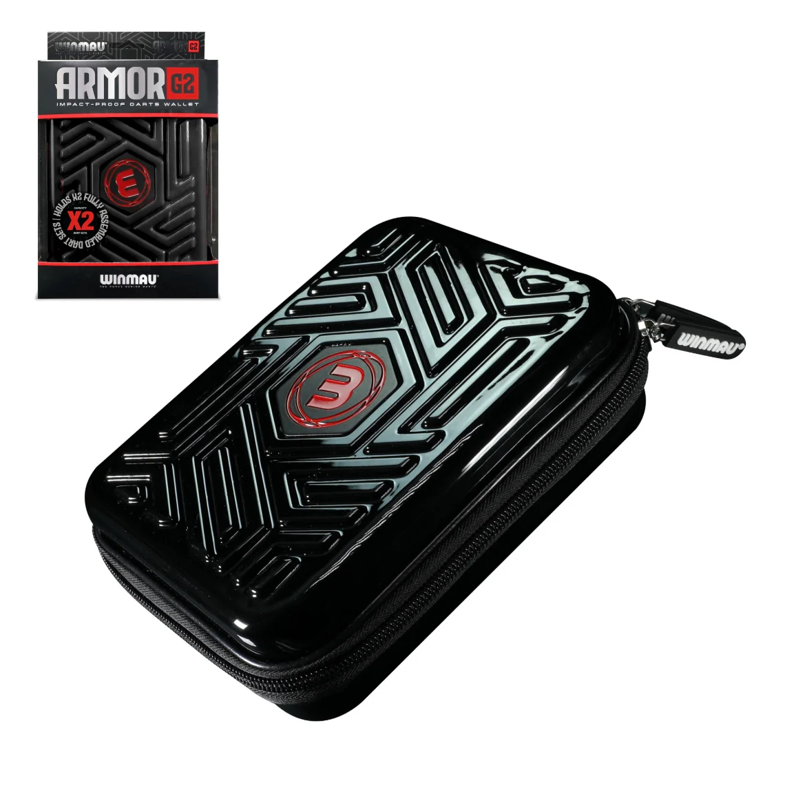 Winmau Armor G2 Dart Wallet - Black - Image 2