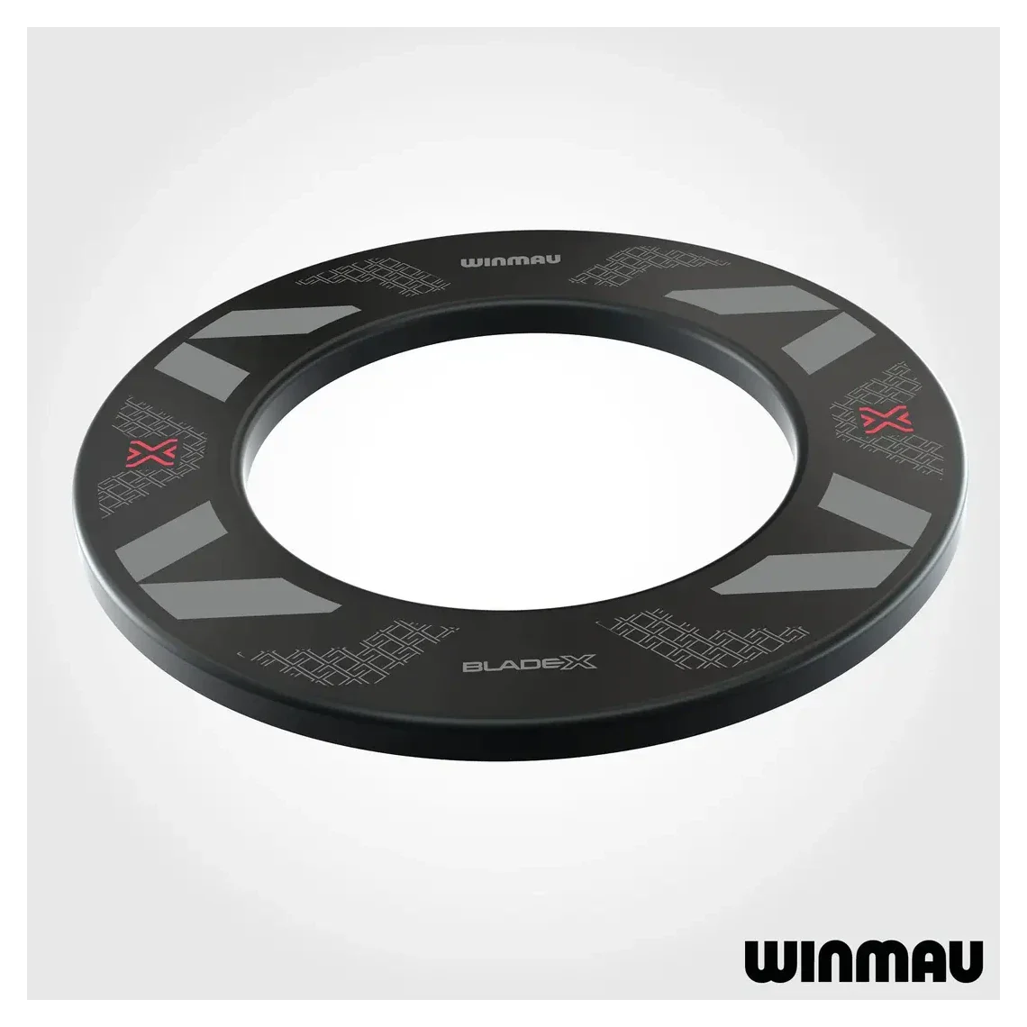 Winmau Blade X Dartboard Surround - Black & Red - Image 4