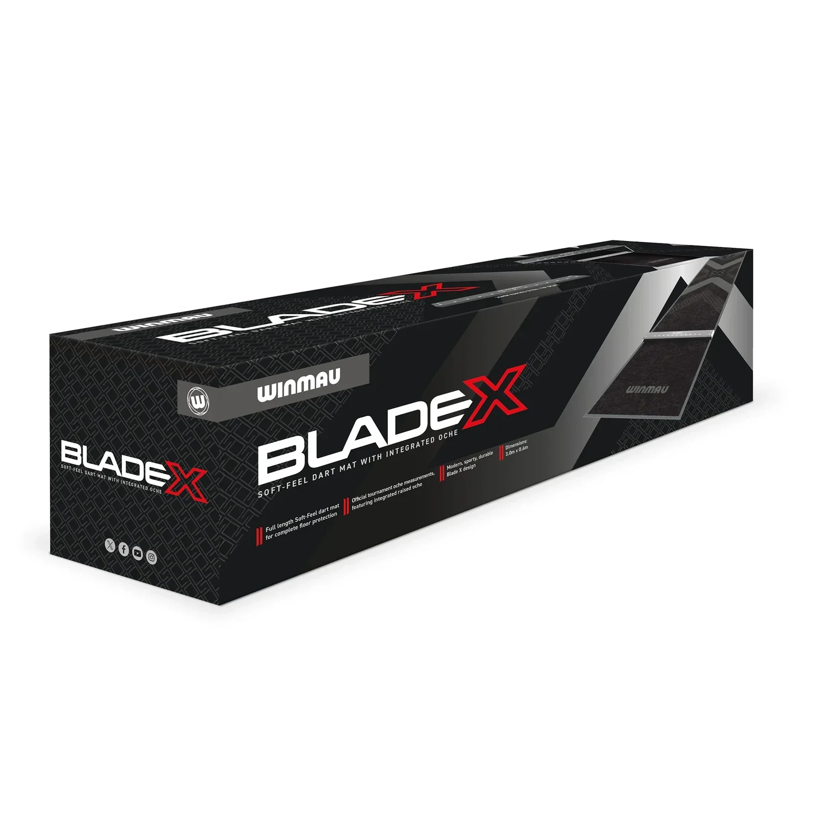 Winmau Blade X Soft Feel Dart Mat - Image 5