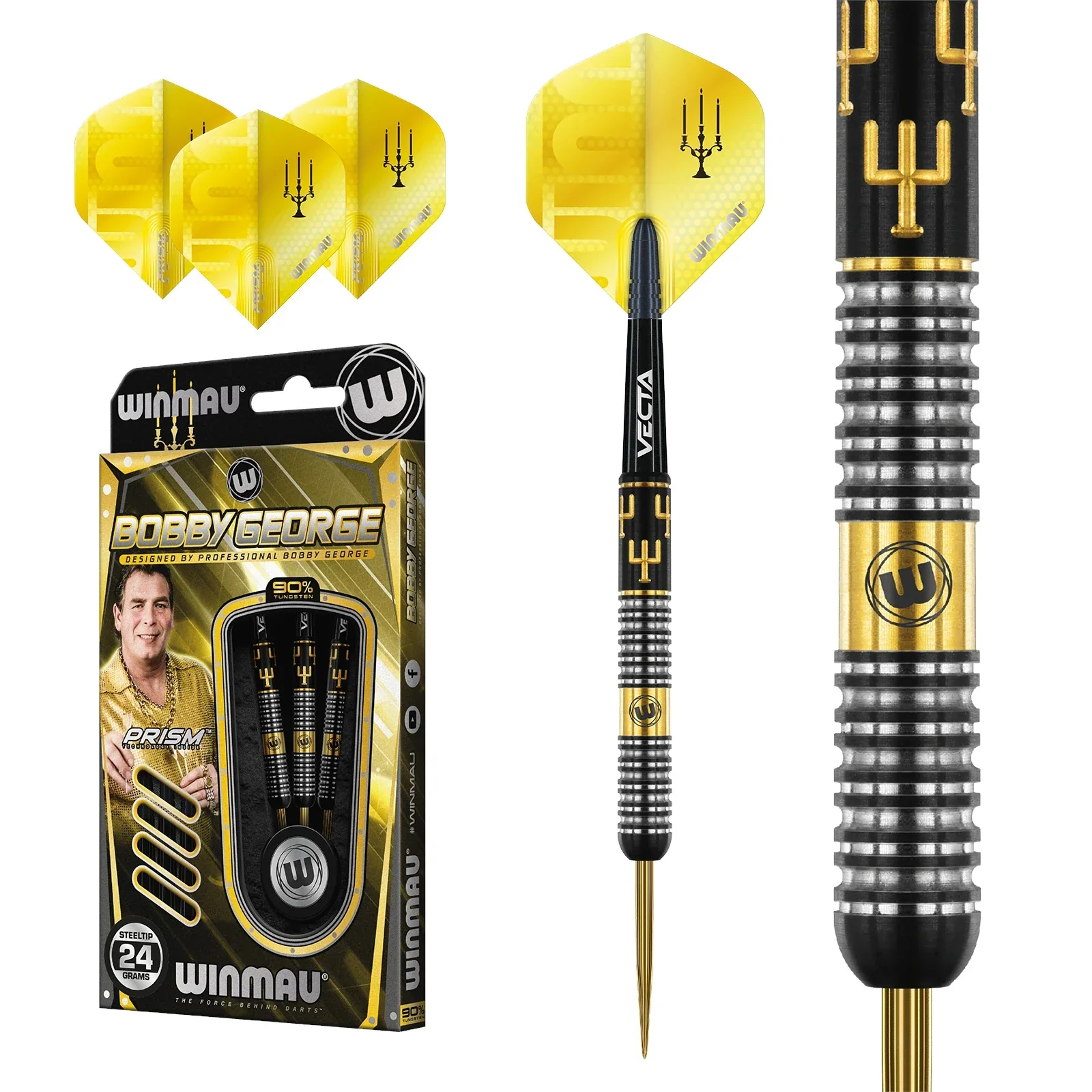 Winmau Bobby George Special Edition 24g Darts - Image 2