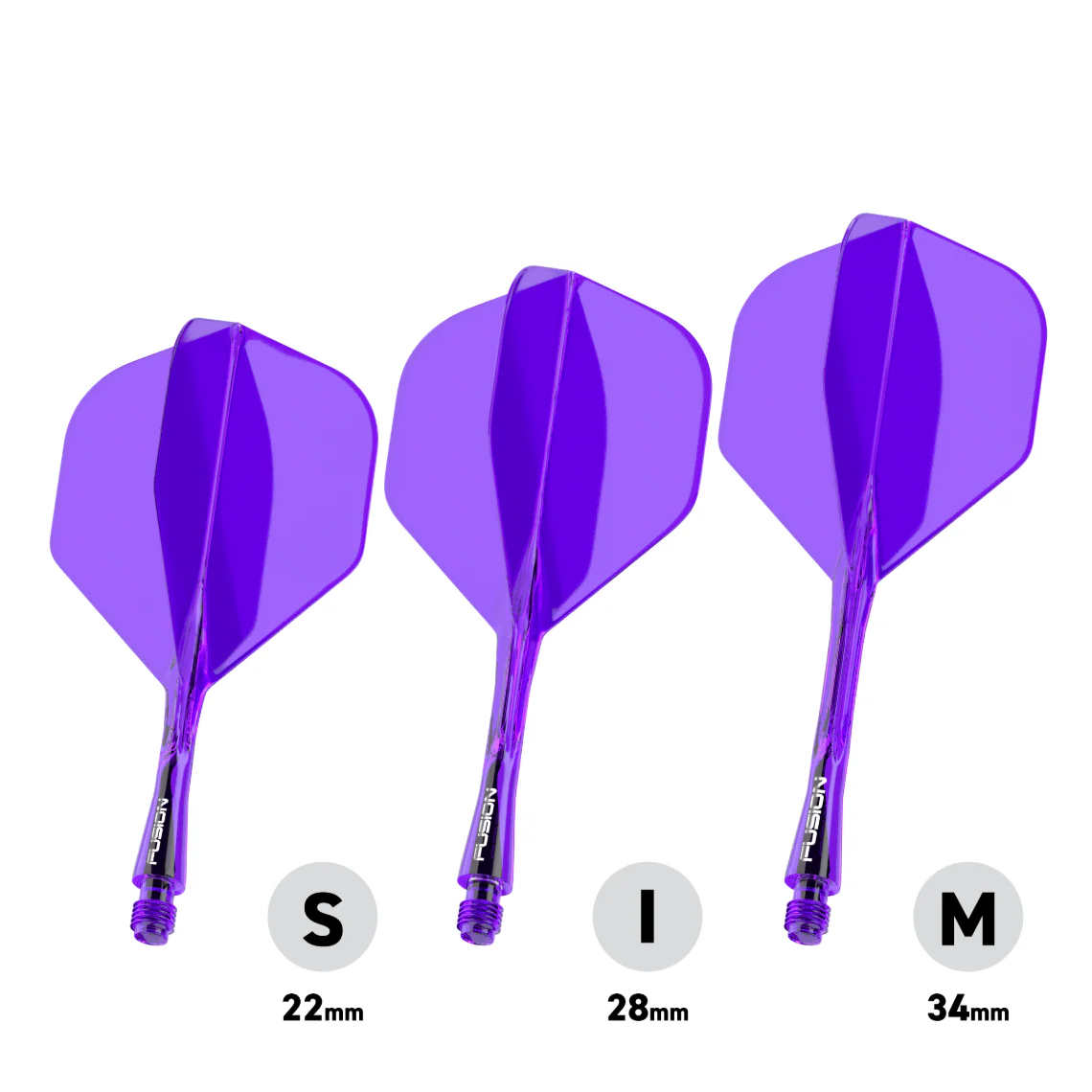Winmau Fusion Flight & Shaft Short #2 - Purple - Image 3
