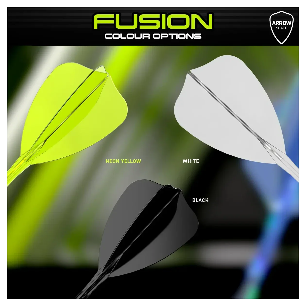 Winmau Fusion Integrated Flight & Shaft #6 Transparent Solid White - Image 6