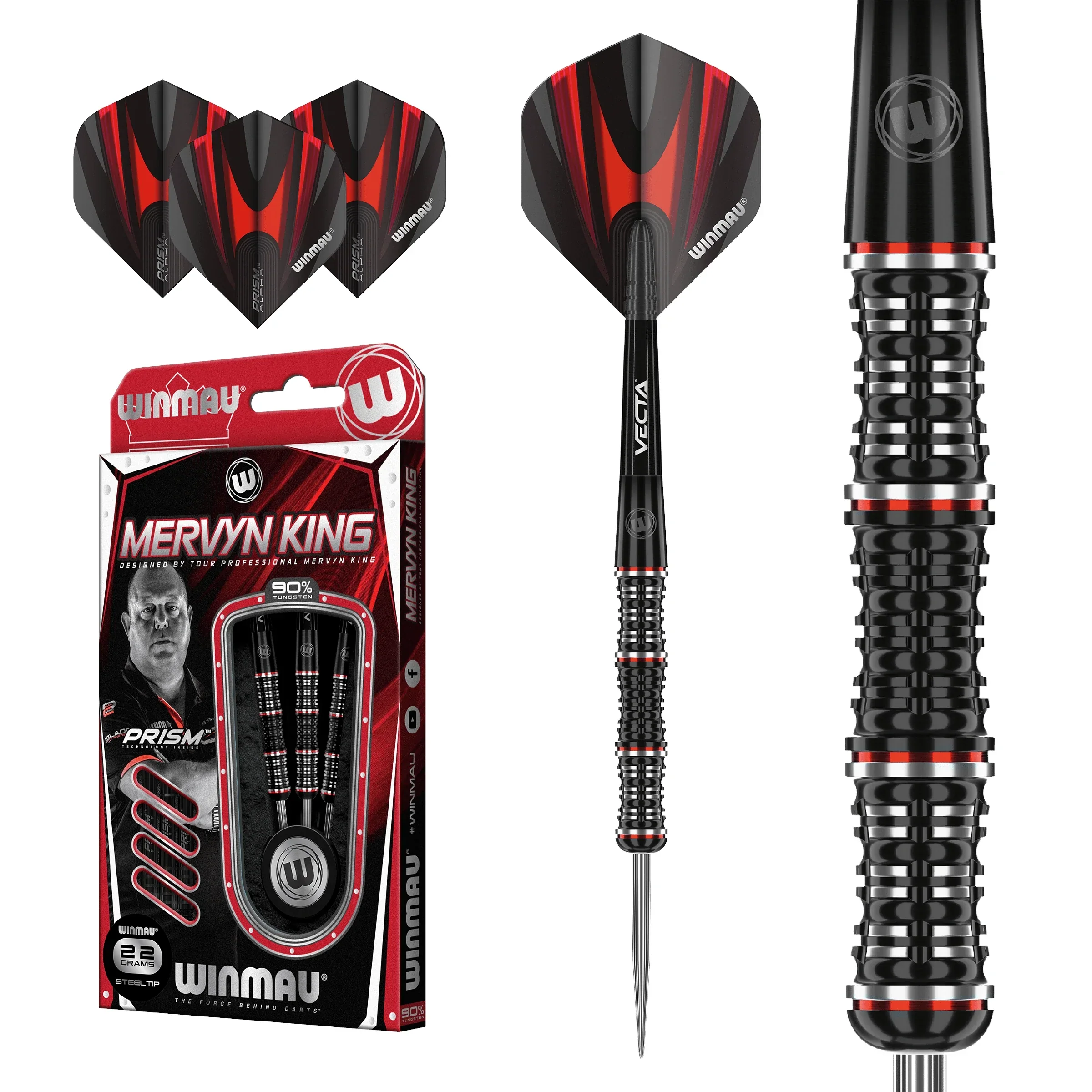 Winmau Mervyn King 24g Special Edition Darts - Image 3