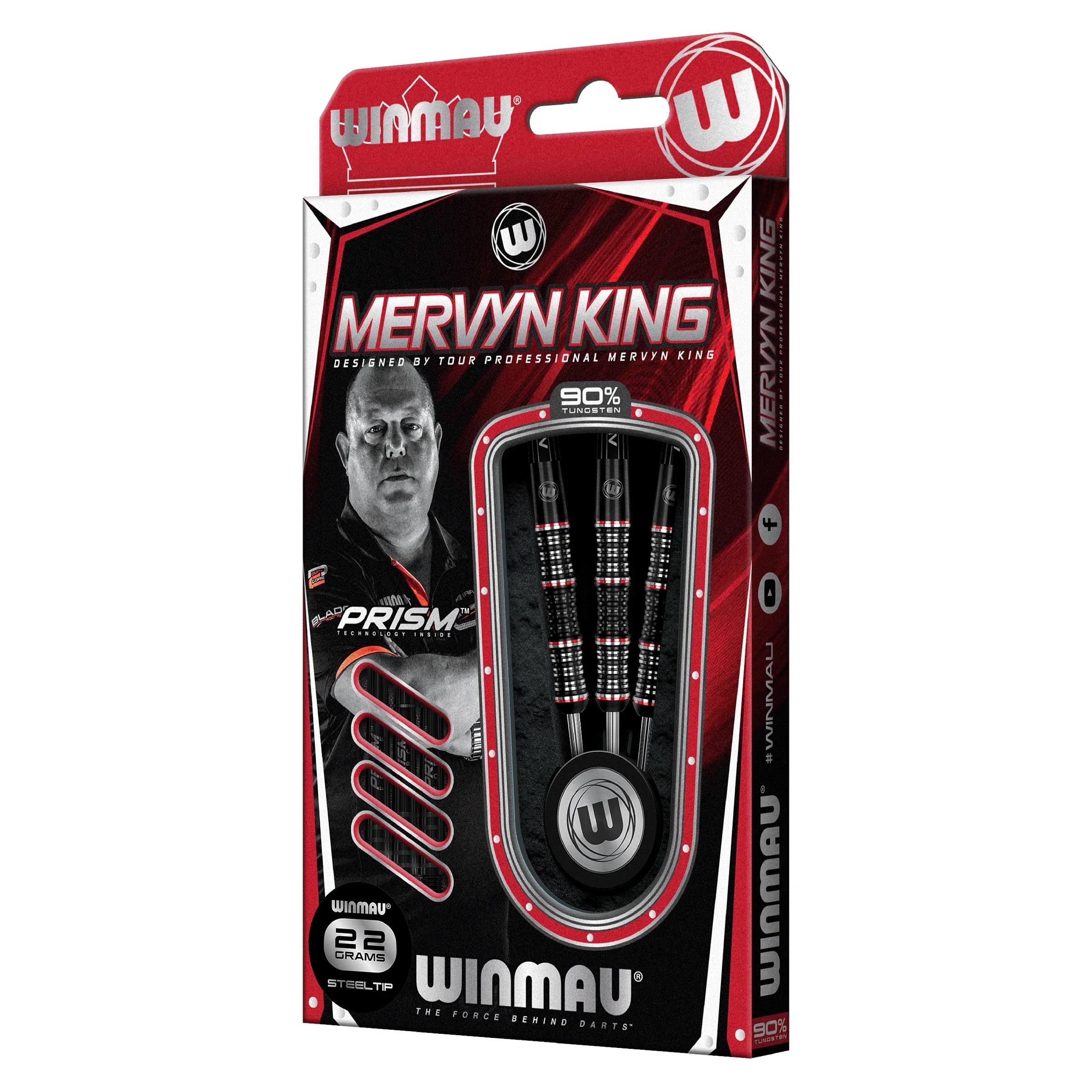 Winmau Mervyn King 24g Special Edition Darts - Image 4