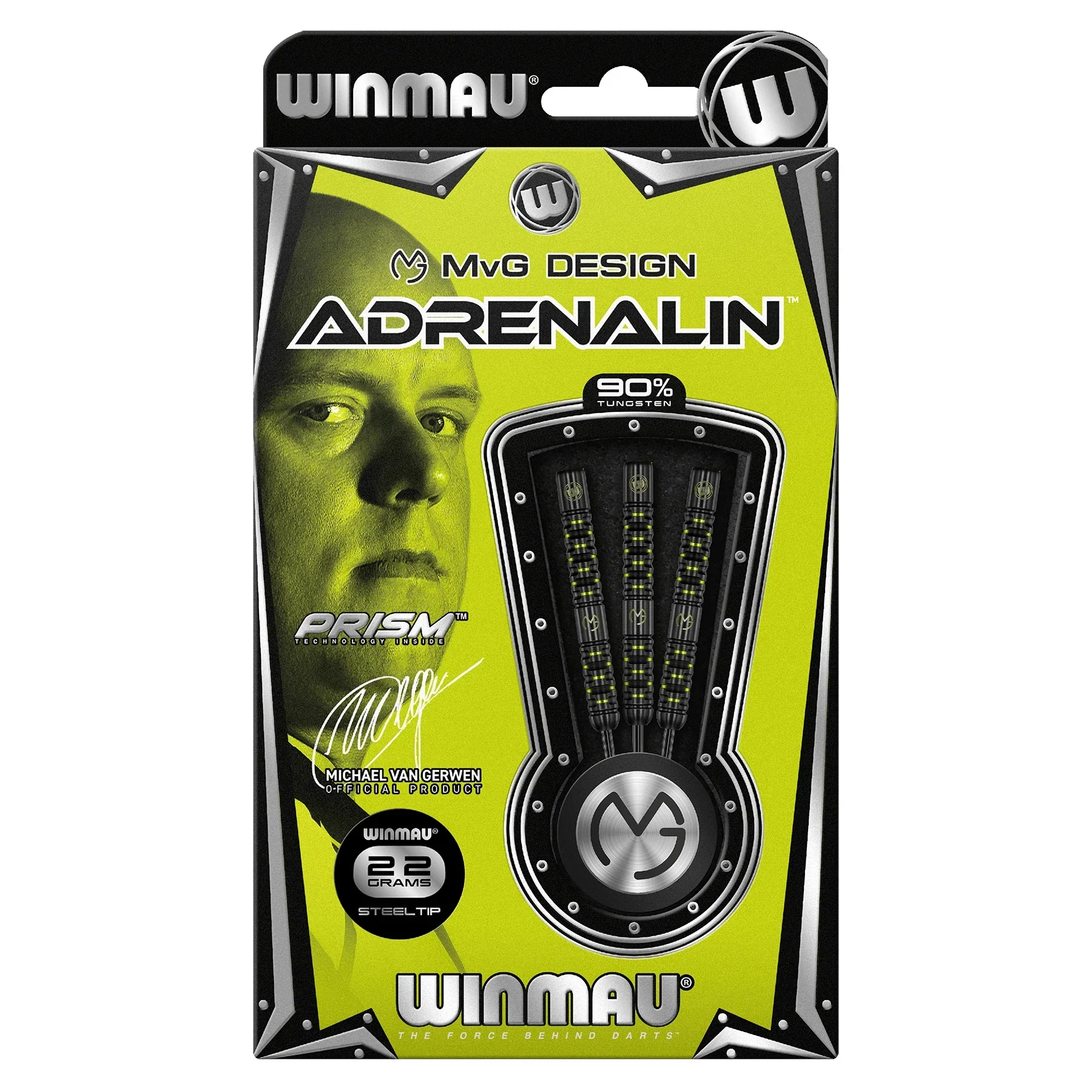 Winmau MvG Michael Van Gerwen Adrenalin 24g Darts - Image 2