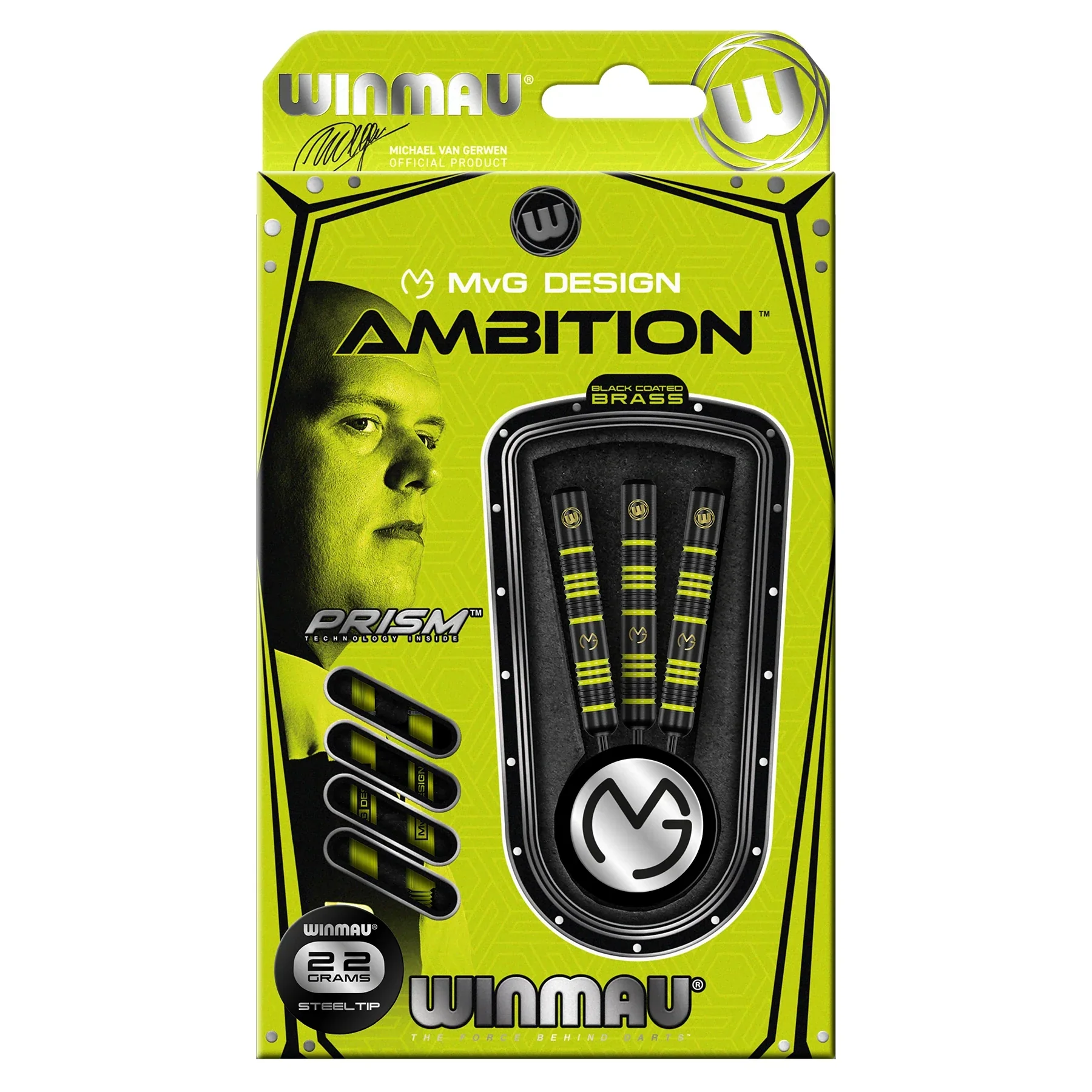 Winmau MvG Michael Van Gerwen Ambition 24g Darts - Image 2