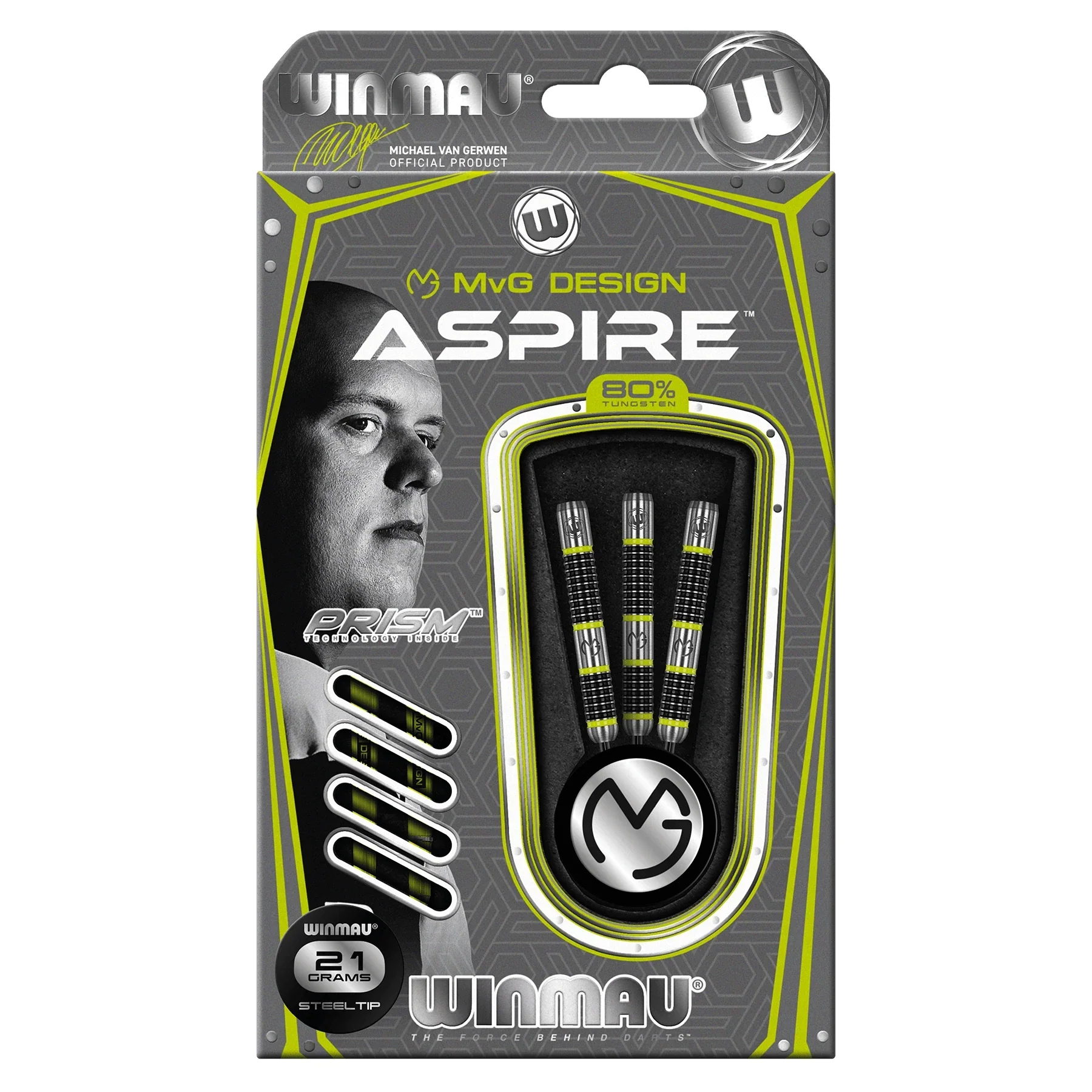 Winmau MvG Michael Van Gerwen Aspire 21g Darts - Image 2