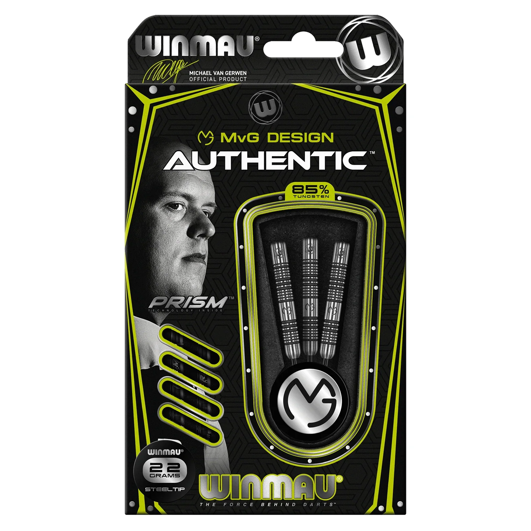 Winmau MvG Michael Van Gerwen Authentic 22g Darts - Image 2