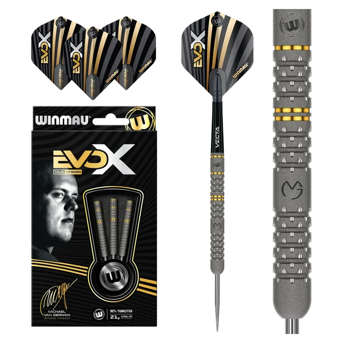 Winmau MvG Michael Van Gerwen EvoX 21g Darts - Image 5
