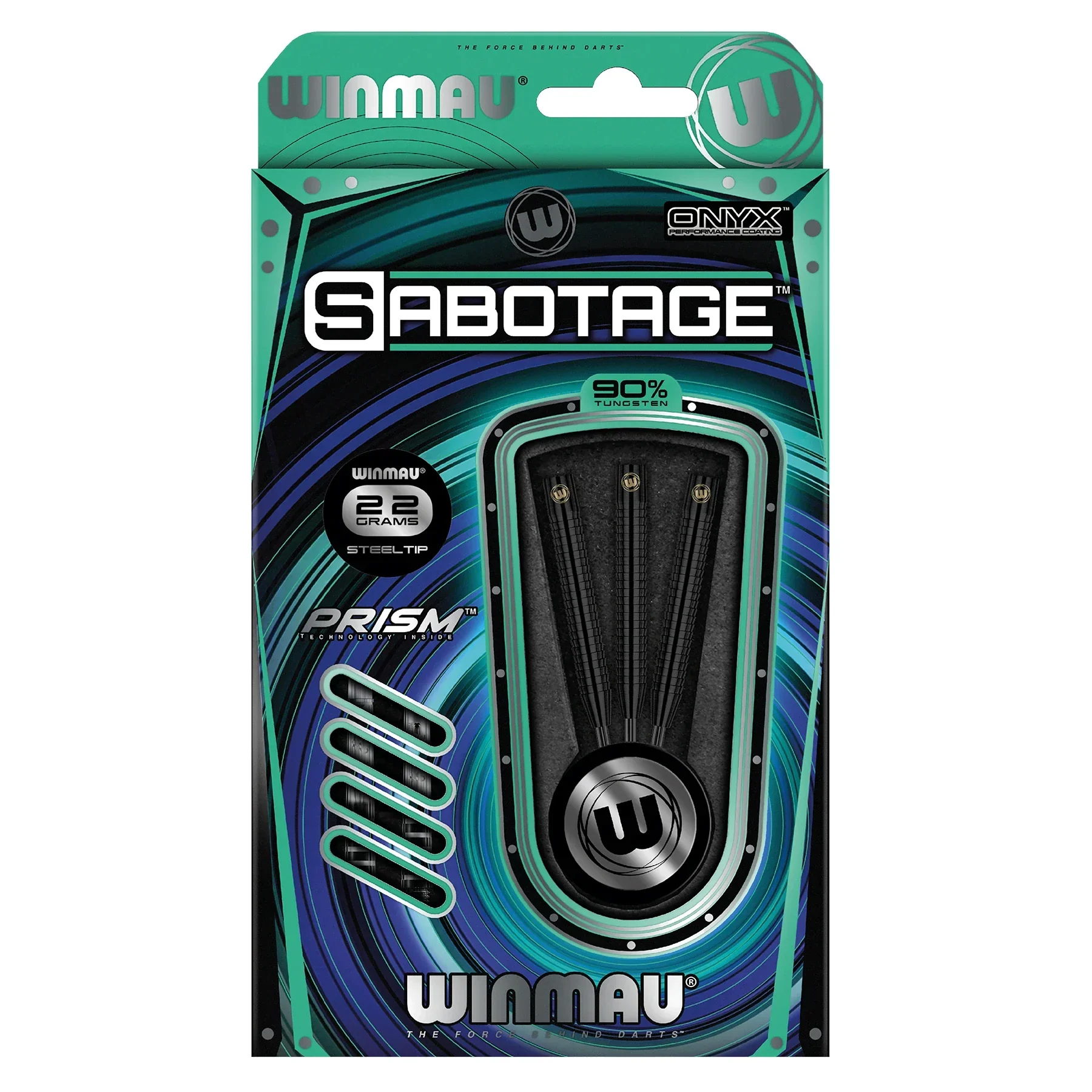 Winmau Sabotage Onyx 24g Darts - Image 2