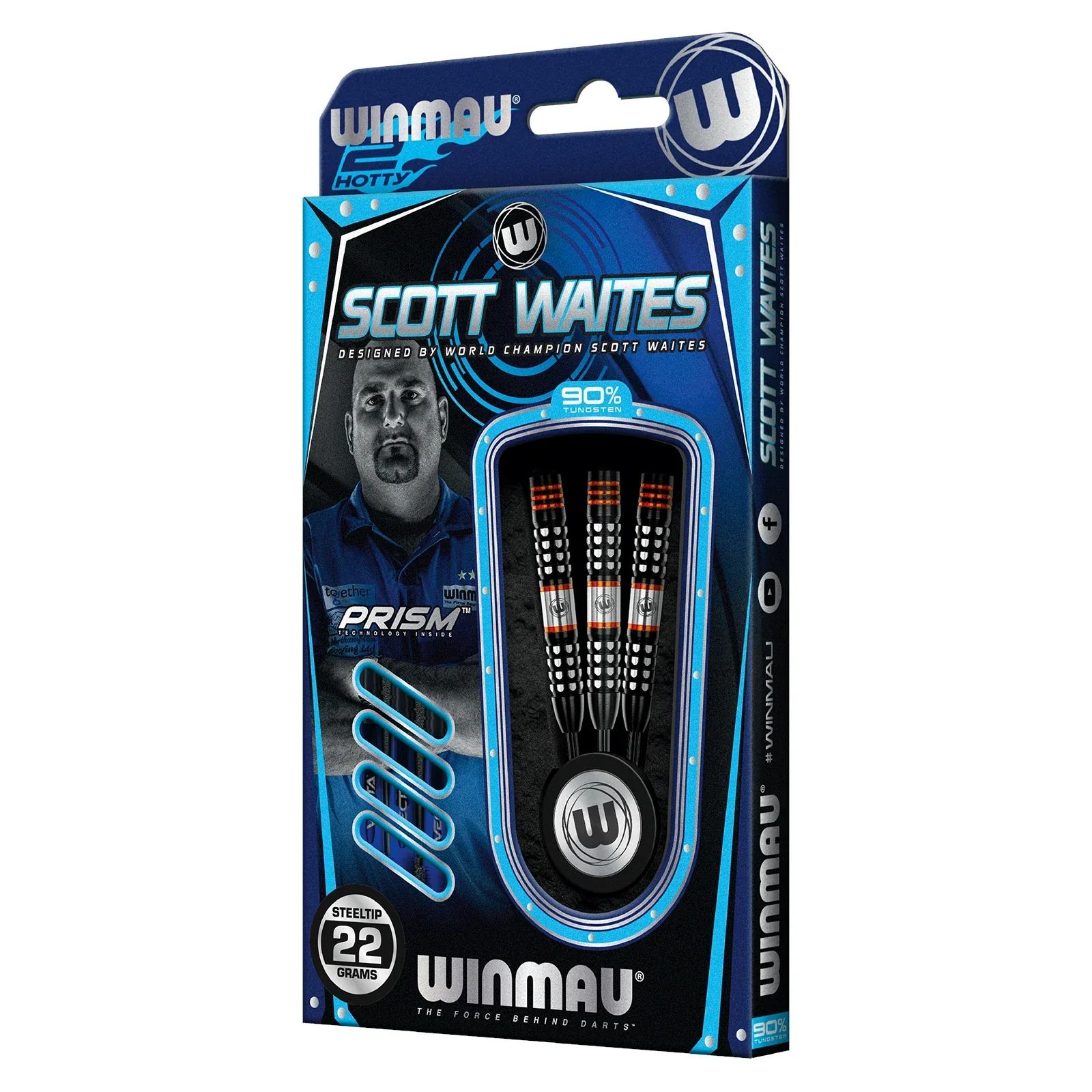 Winmau Scott Waites 90% Tungsten 24g Darts - Image 4