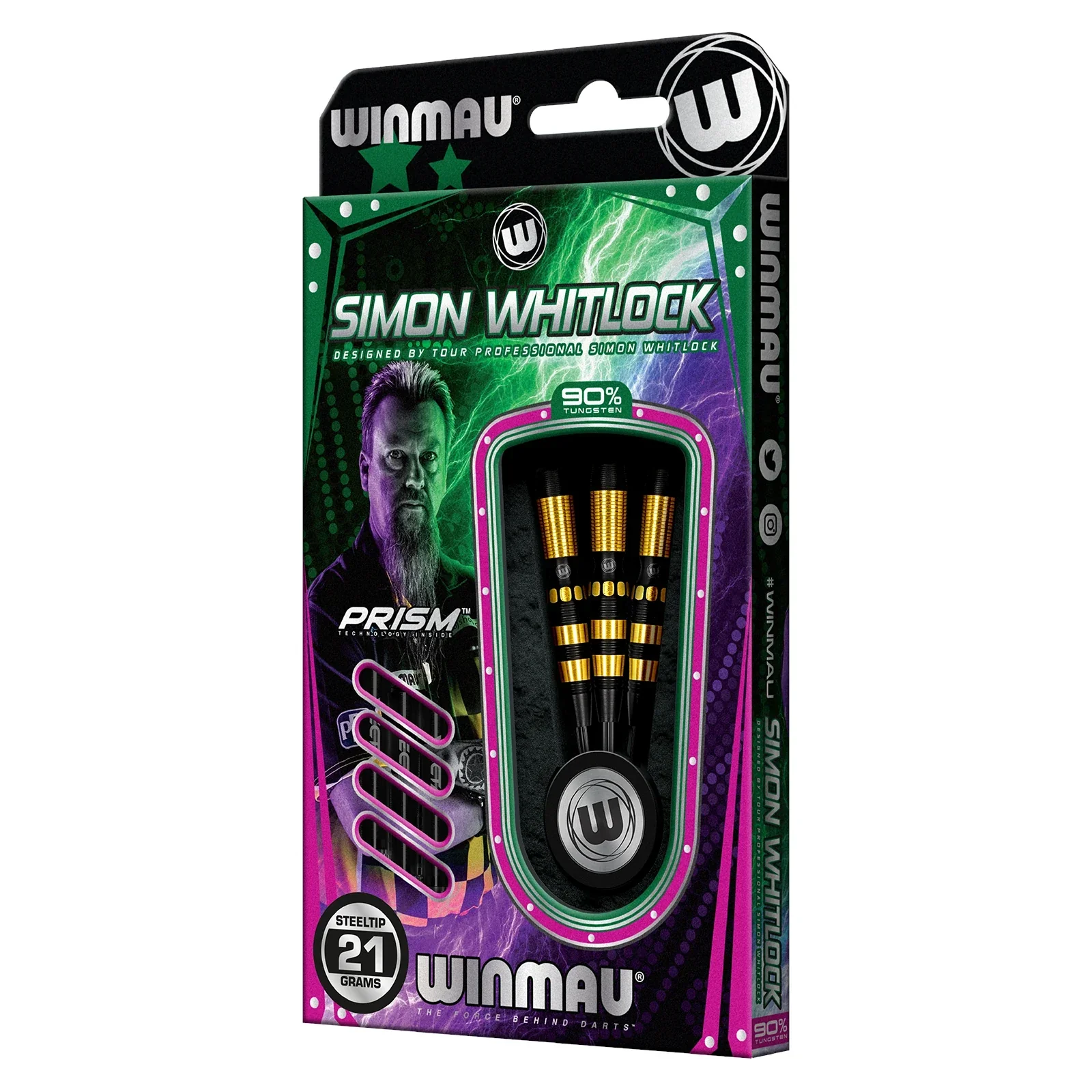 Winmau Simon Whitlock Onyx AU 21g Darts - Image 4