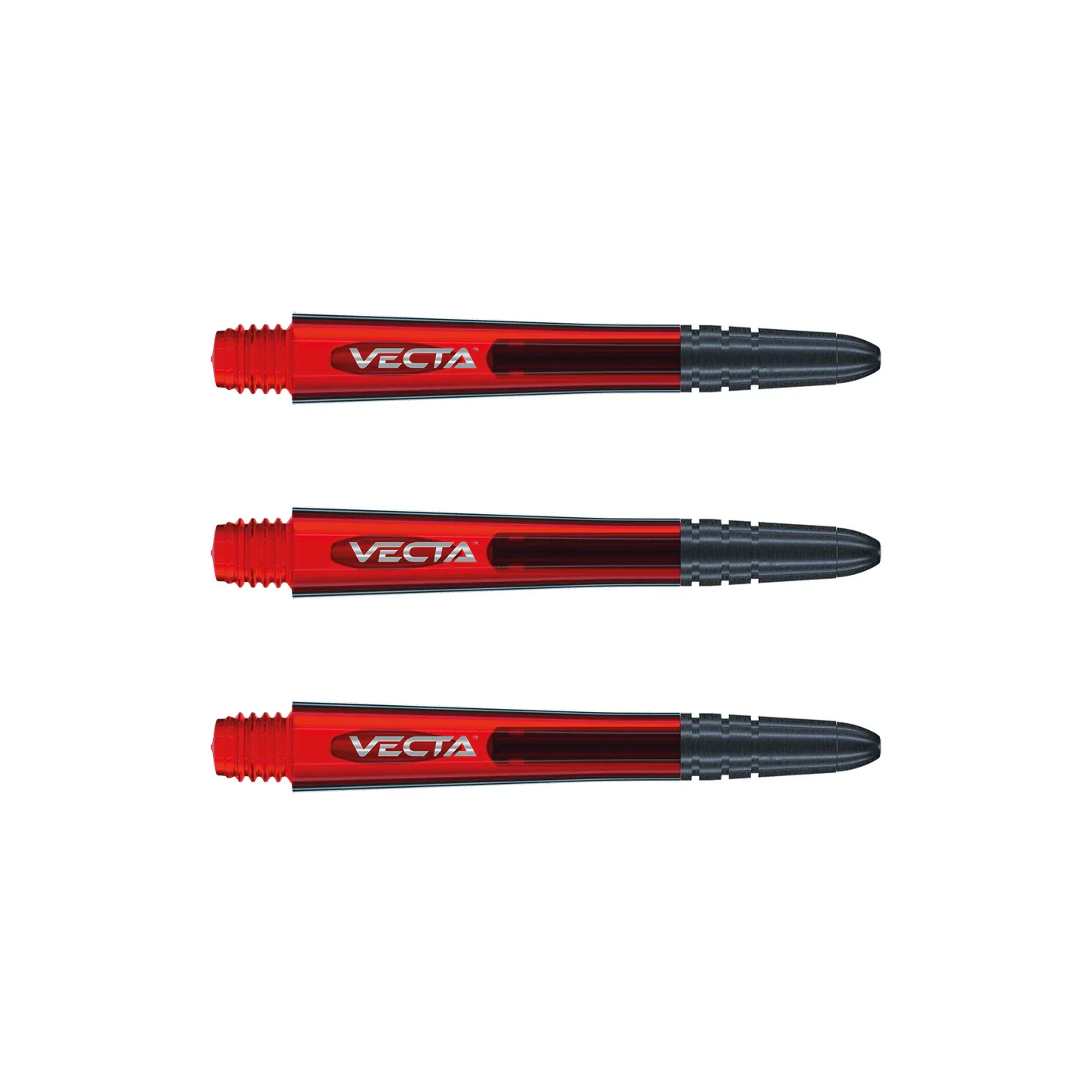 Winmau Vecta Medium Red Polycarbonate Dart Stems
