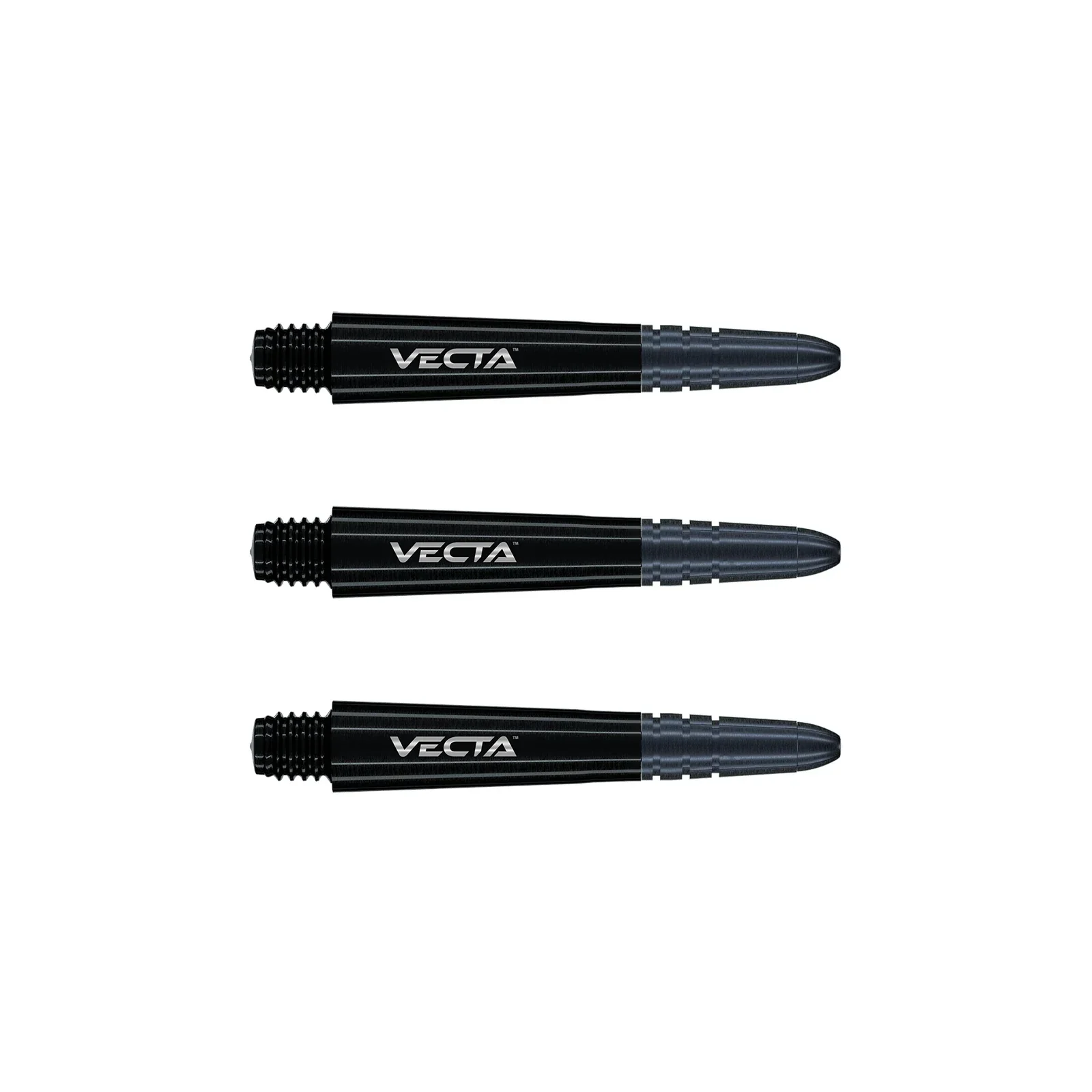 Winmau Vecta Short Black Polycarbonate Dart Stems