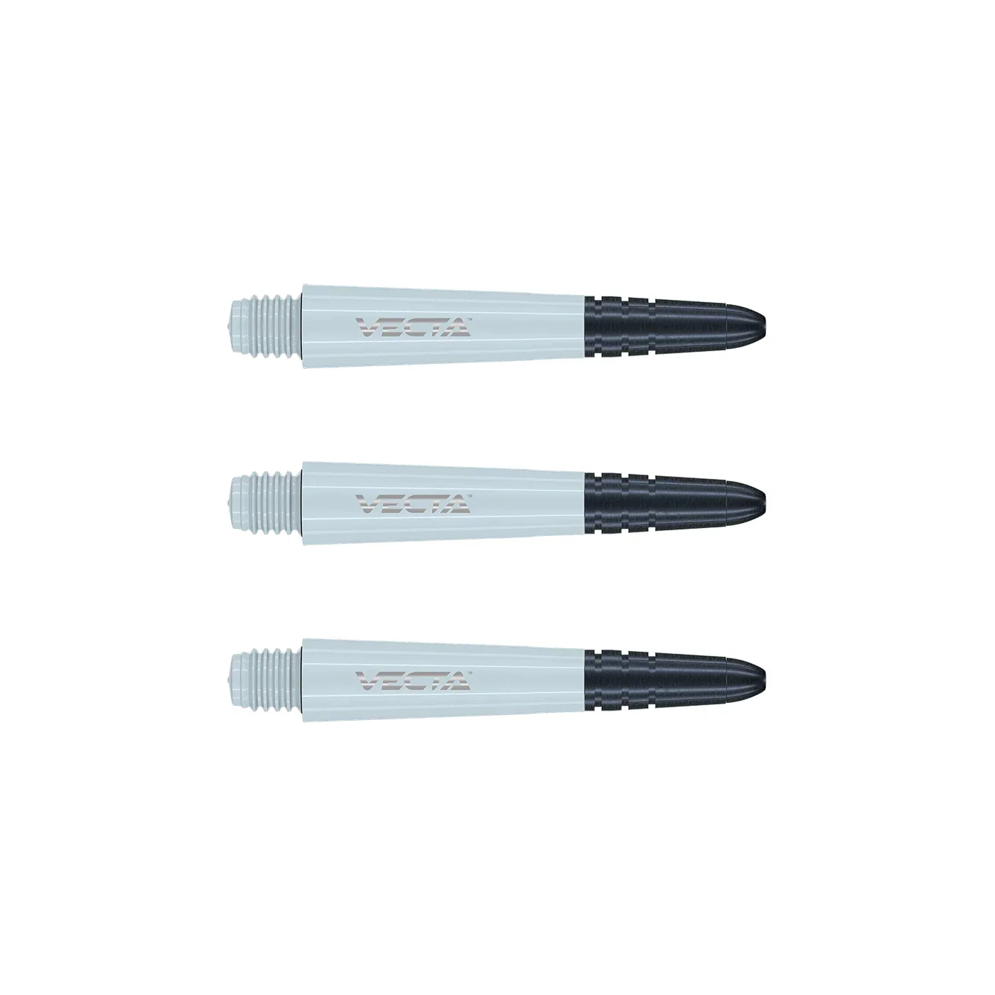 Winmau Vecta Short White Polycarbonate Dart Stems
