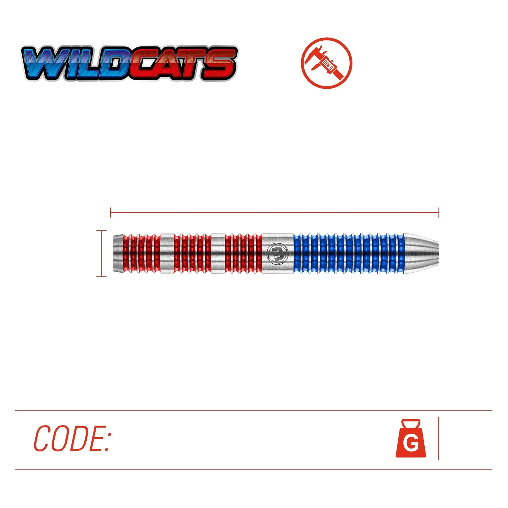 Winmau Wildcats 26g Darts - Image 5